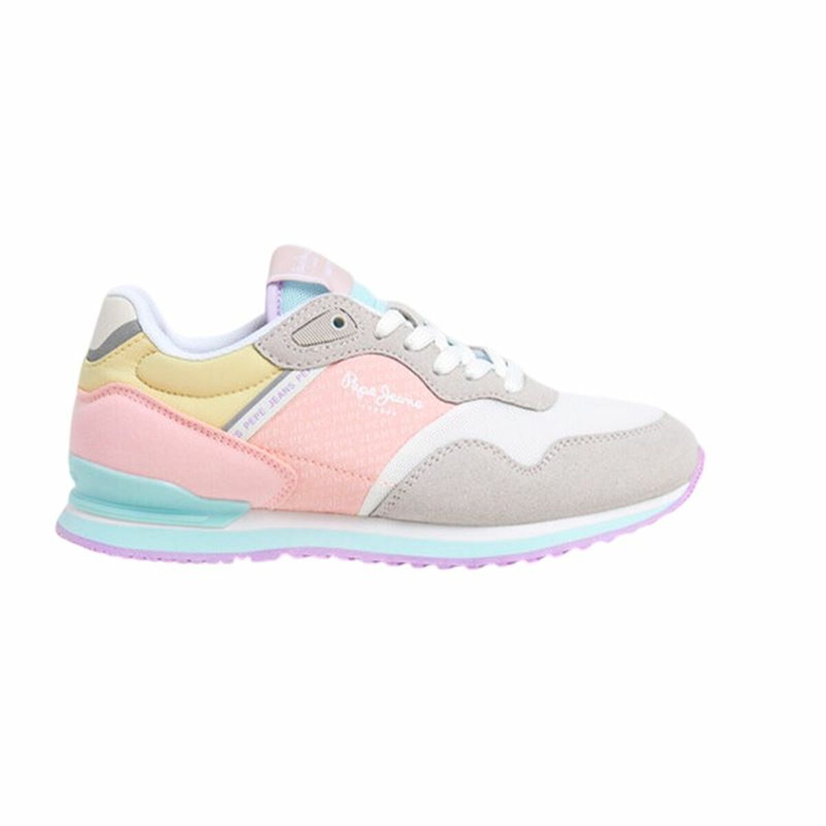 Sports Trainers for Women Pepe Jeans Pepe Jeans London Print G Light grey Sports Trainers for Women Pepe Jeans Pepe Jeans London Print G Light grey