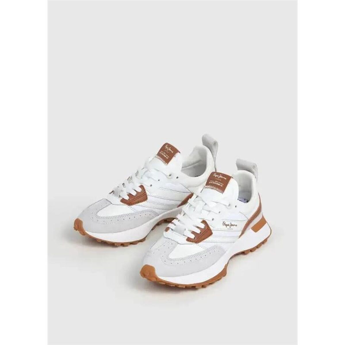 Women’s casual trainers Pepe Jeans Lucky Class White
