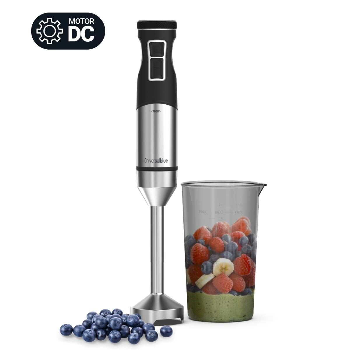 Hand-held Blender Universal Blue 7070X Blue 700 W Hand-held Blender Universal Blue 7070X Blue 700 W