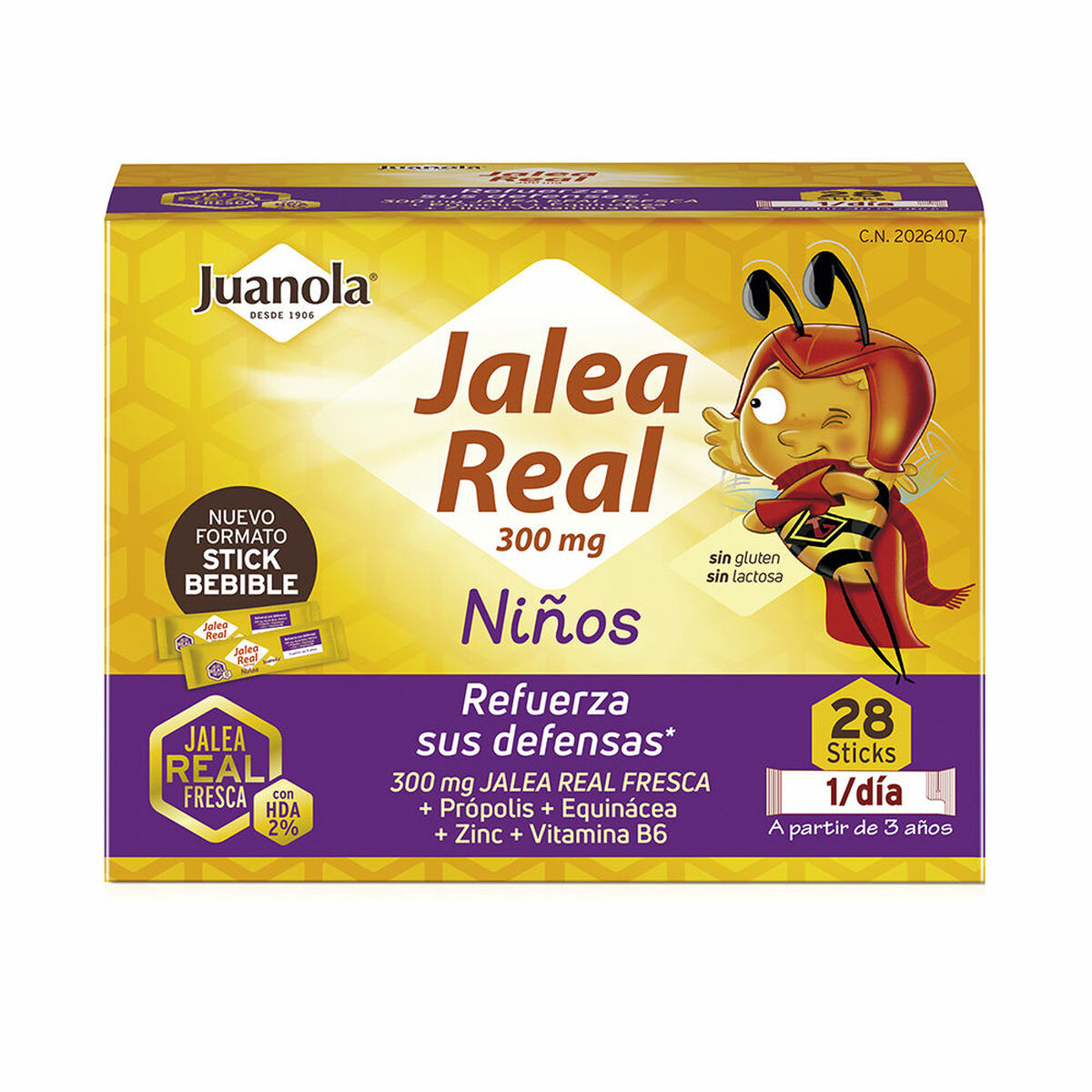 Royal jelly Juanola Kids 28 Envelopes Royal jelly Juanola Kids 28 Envelopes