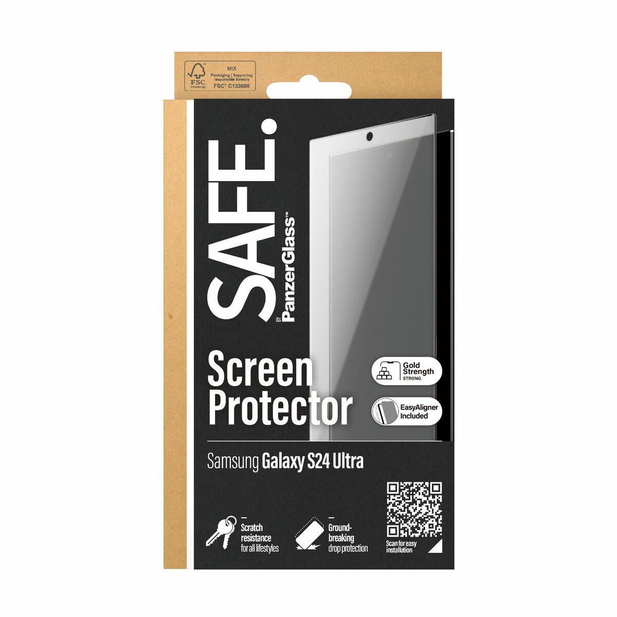 Mobile Screen Protector Panzer Glass SAFE95668 Samsung Galaxy S24 Ultra Mobile Screen Protector Panzer Glass SAFE95668 Samsung Galaxy S24 Ultra