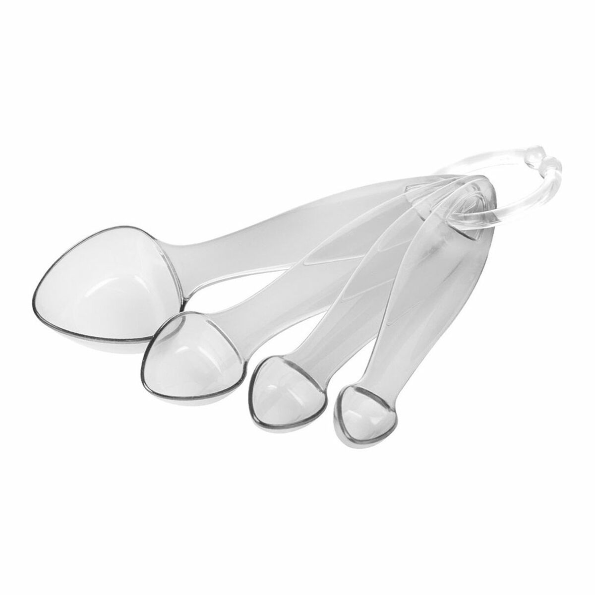 Set of Measuring Spoons Tescoma Presto Plastic 4 Pieces Set of Measuring Spoons Tescoma Presto Plastic 4 Pieces