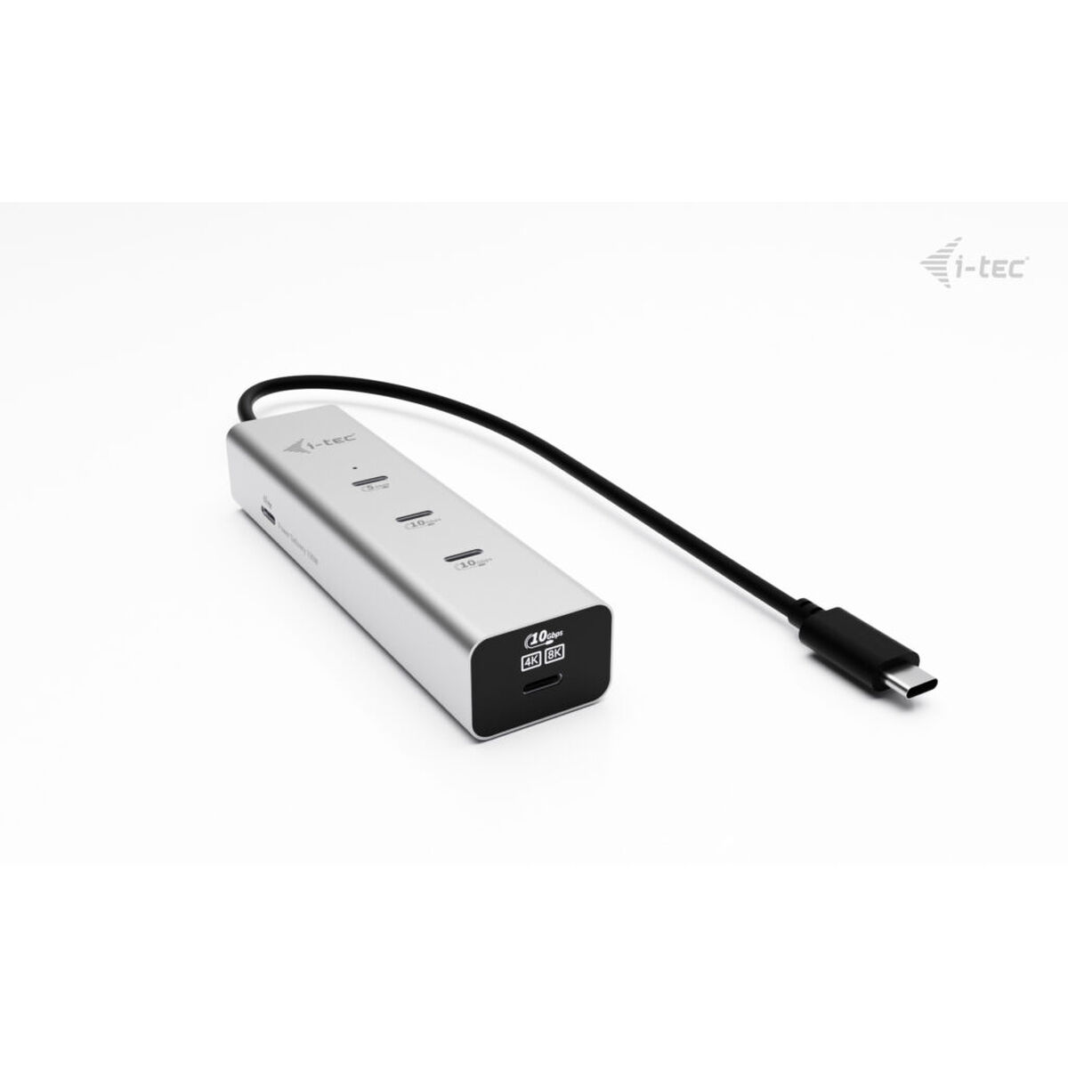 USB Hub i-Tec C31HUBMETAL8KPDPRO Silver