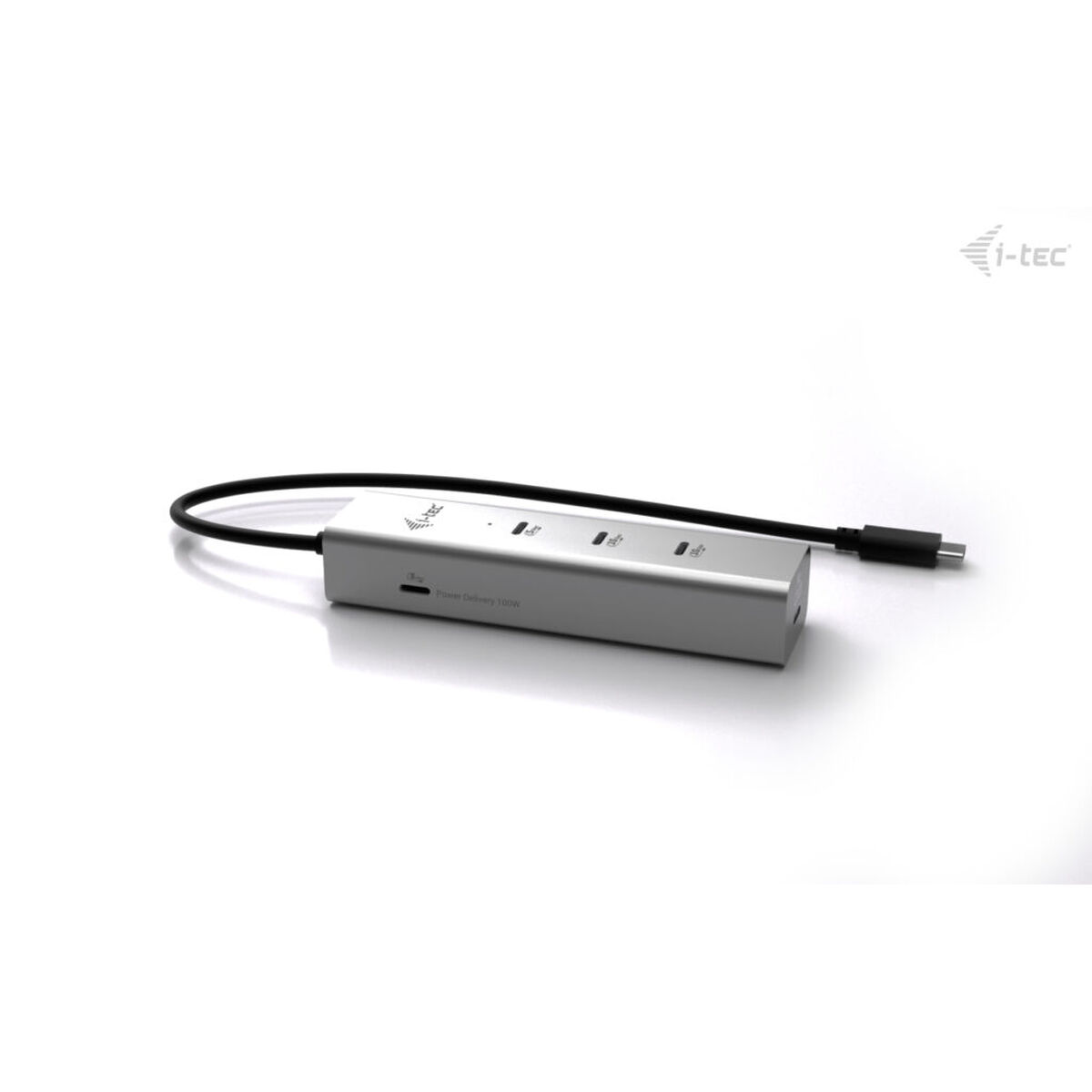 USB Hub i-Tec C31HUBMETAL8KPDPRO Silver