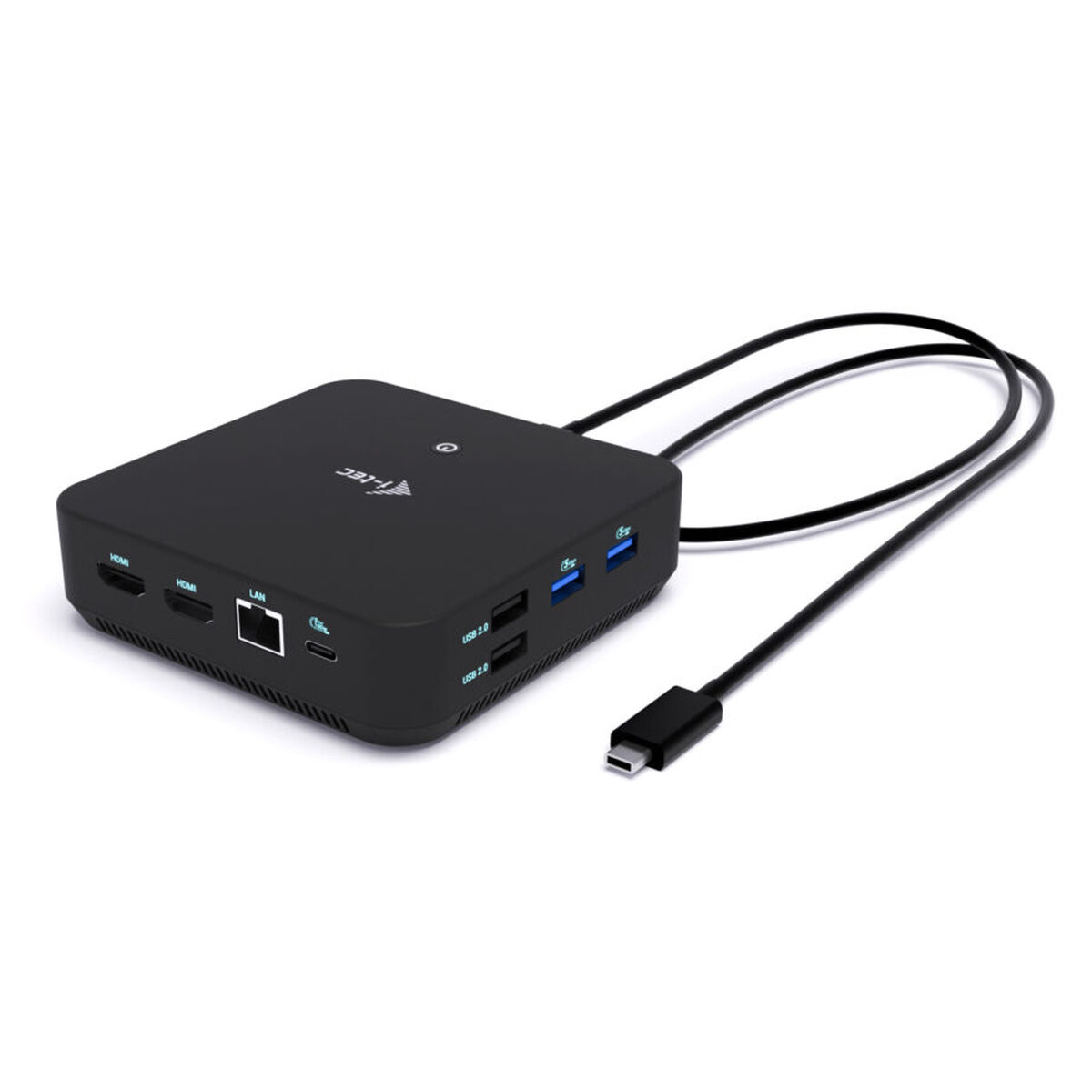 USB Hub i-Tec C31TRIVIDPRO100W Black 100 W