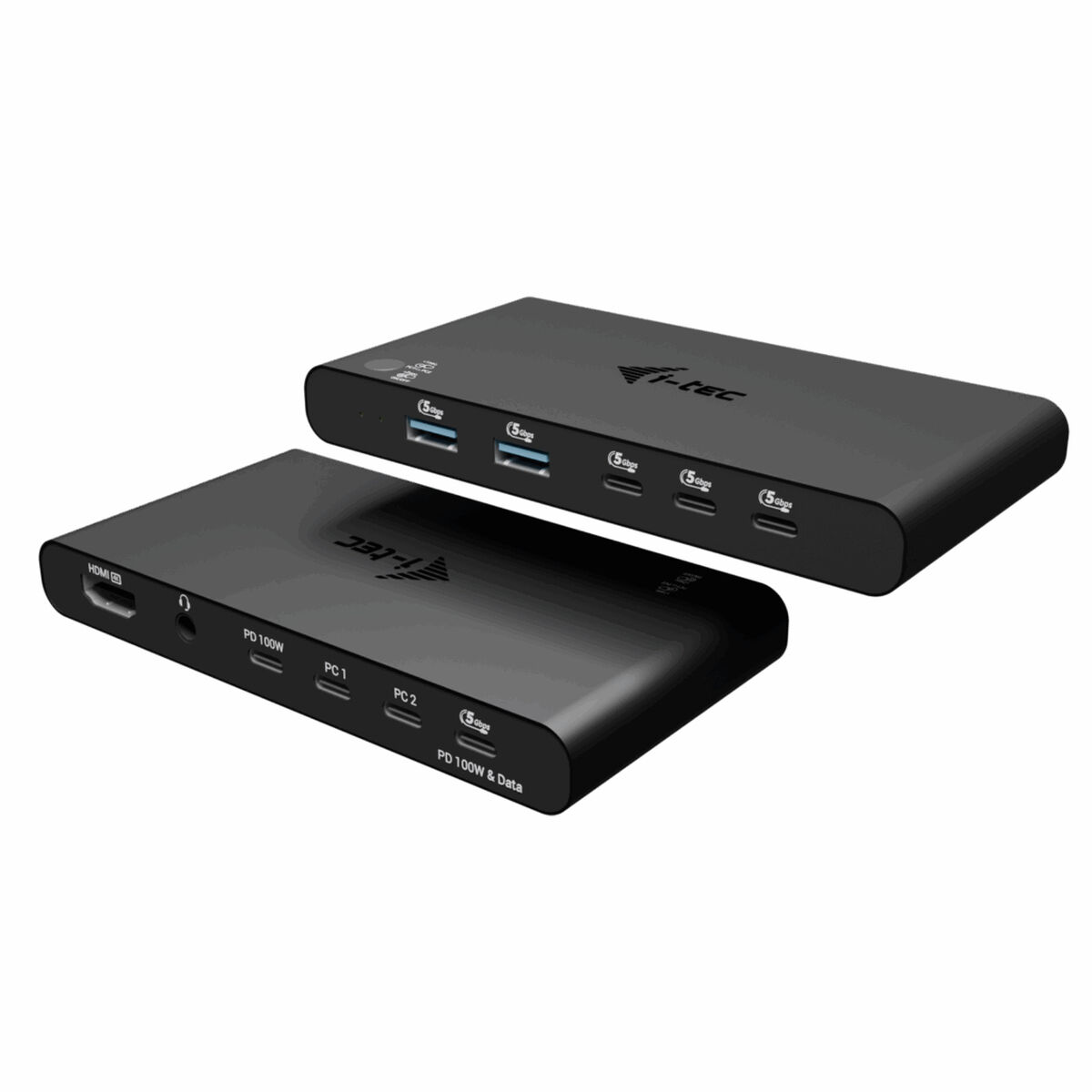 USB Hub i-Tec C31KVMHDMIDOCKPD Black 100 W USB Hub i-Tec C31KVMHDMIDOCKPD Black 100 W