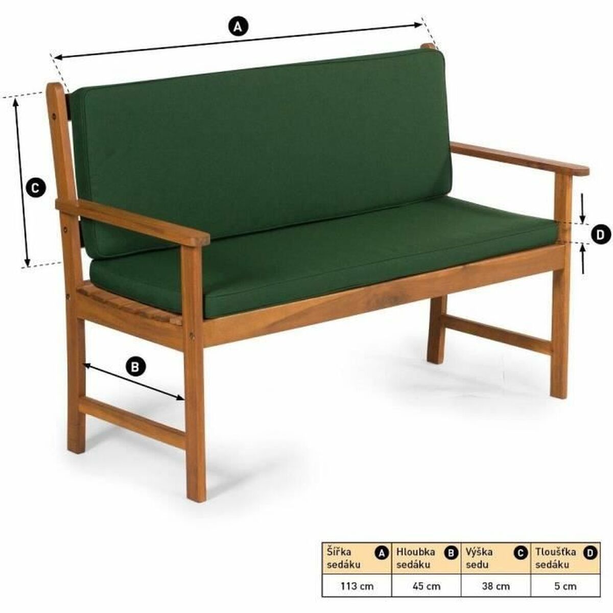 Cushion Fieldmann FDZN 9020 Green