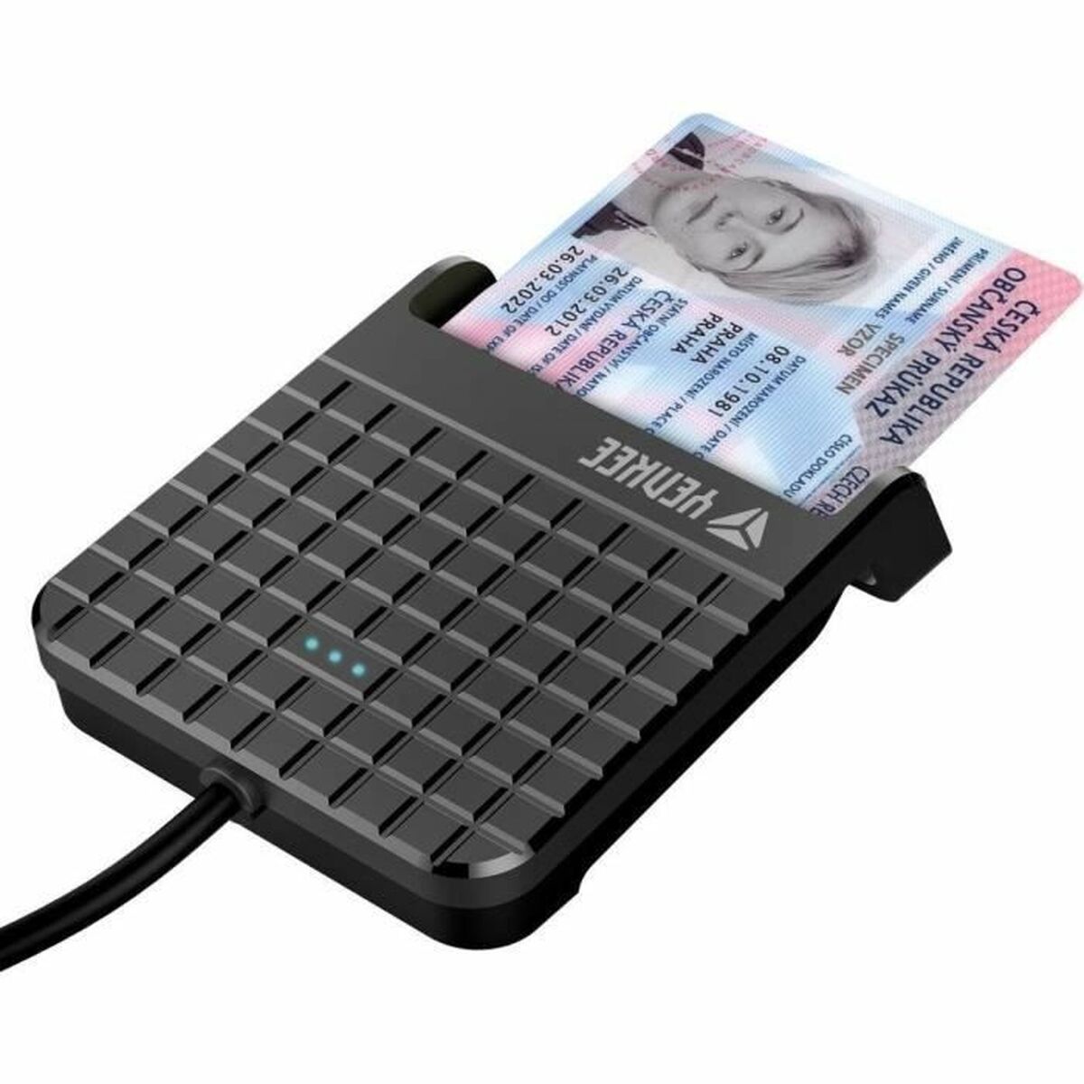 External Card Reader Yenkee YCR 101 Black External Card Reader Yenkee YCR 101 Black