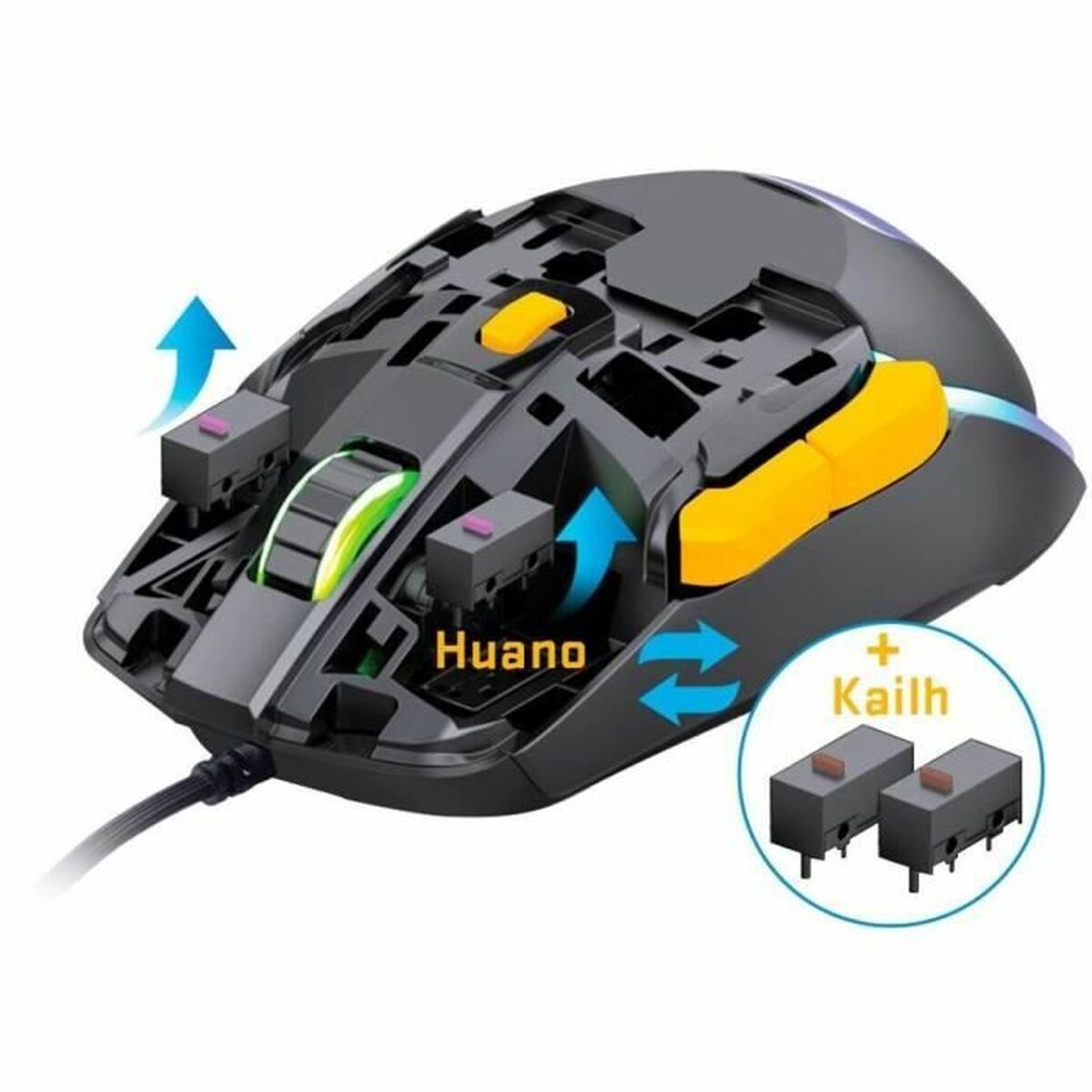 Mouse Yenkee MARKSMAN – YMS 3600BK Black 3600 DPI