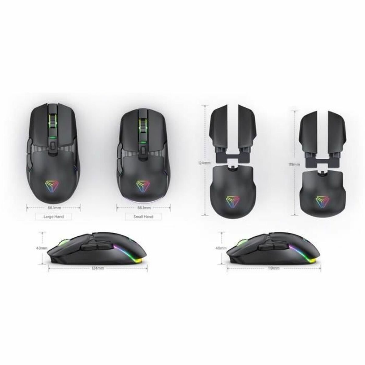 Mouse Yenkee MARKSMAN – YMS 3600BK Black 3600 DPI