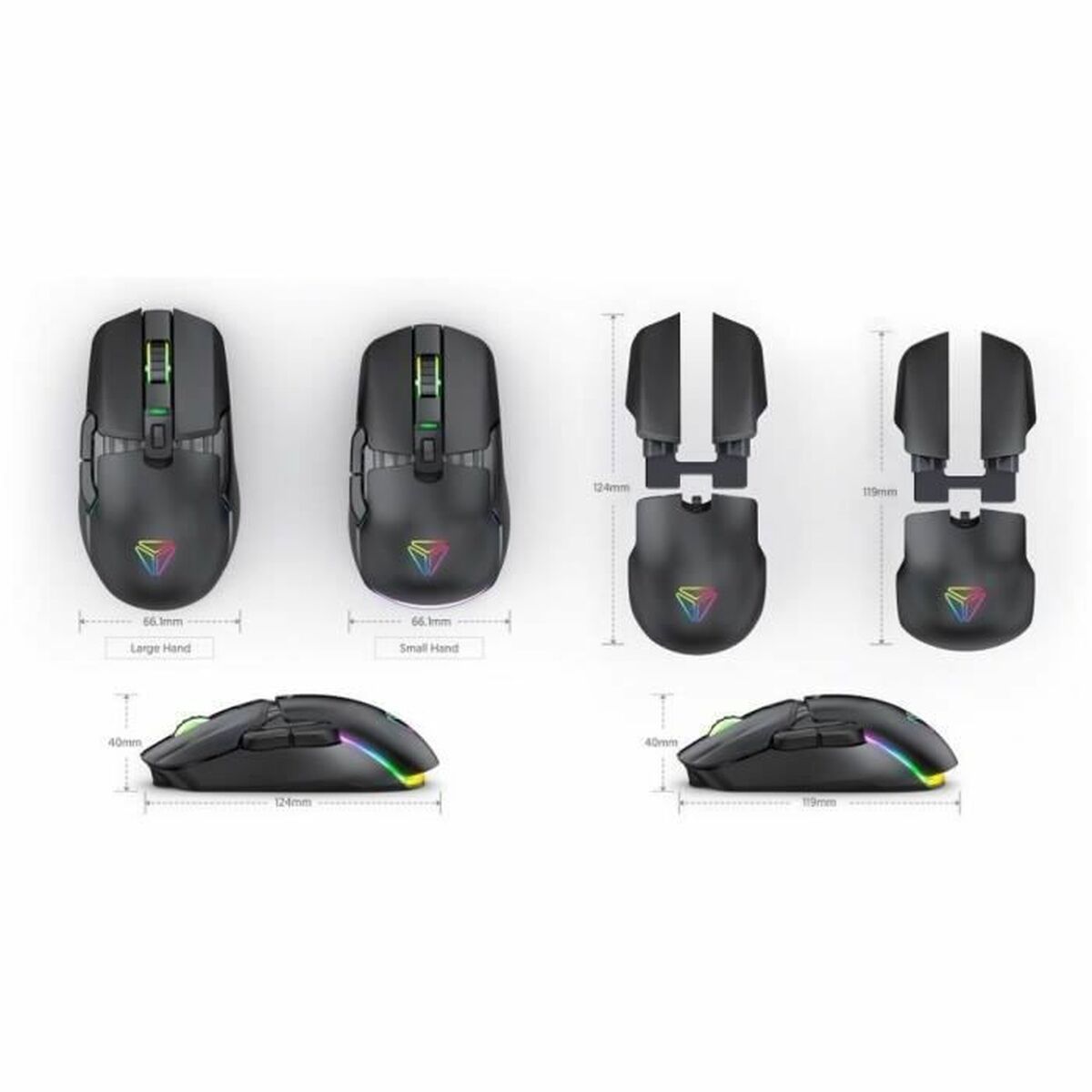Mouse Yenkee MARKSMAN YMS 3600YW Yellow 3600 DPI