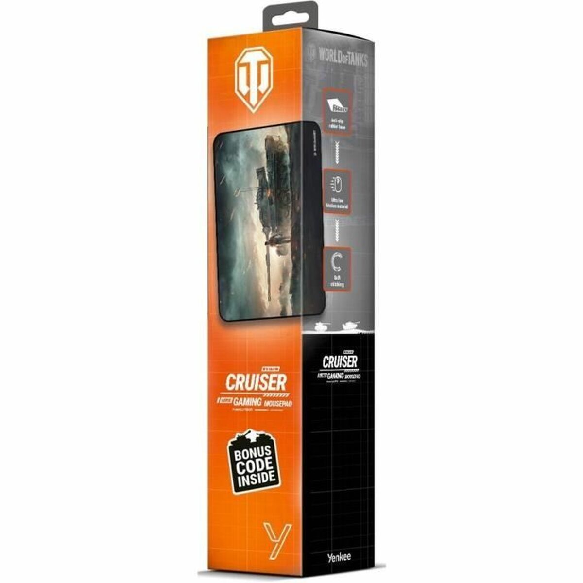 Mouse Mat Yenkee CRUISER – YPM WT47 Black