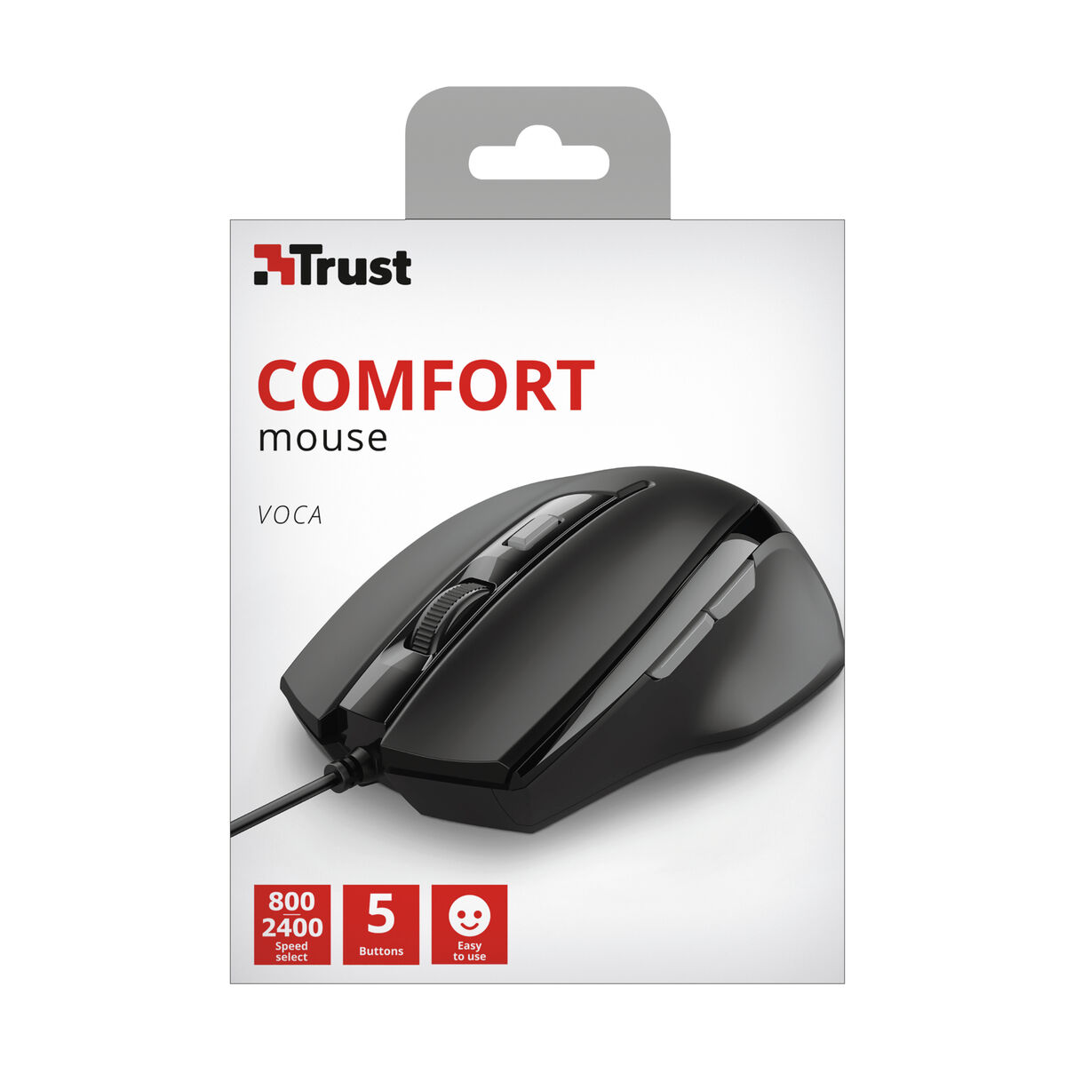 Mouse Trust 23650 Black 2400 dpi Mouse Trust 23650 Black 2400 dpi