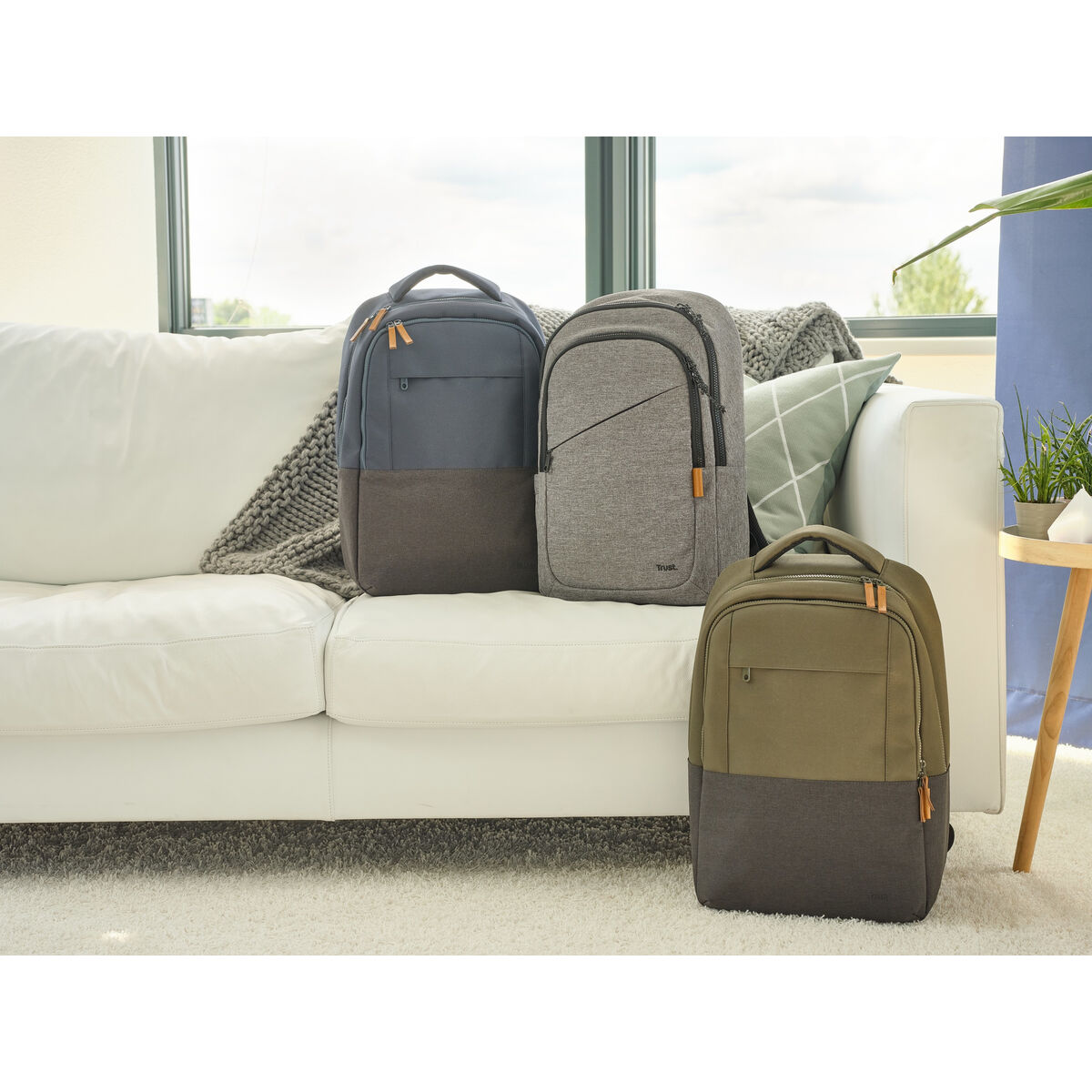 Laptop Backpack Trust 24981 Grey