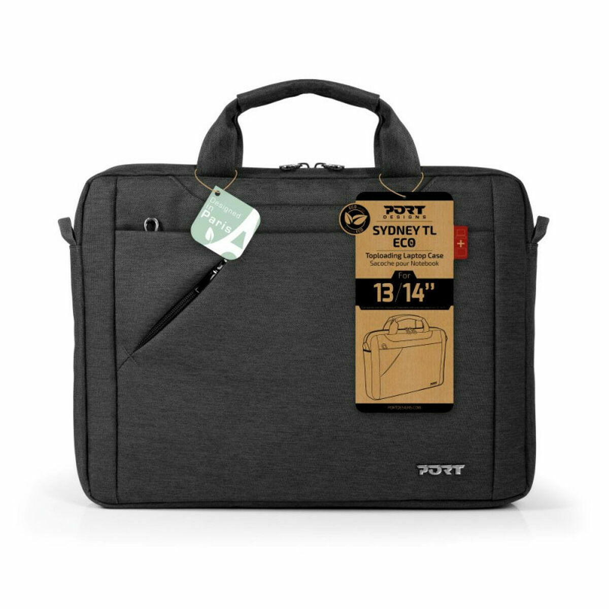 Laptop Case Port Designs Black 14″