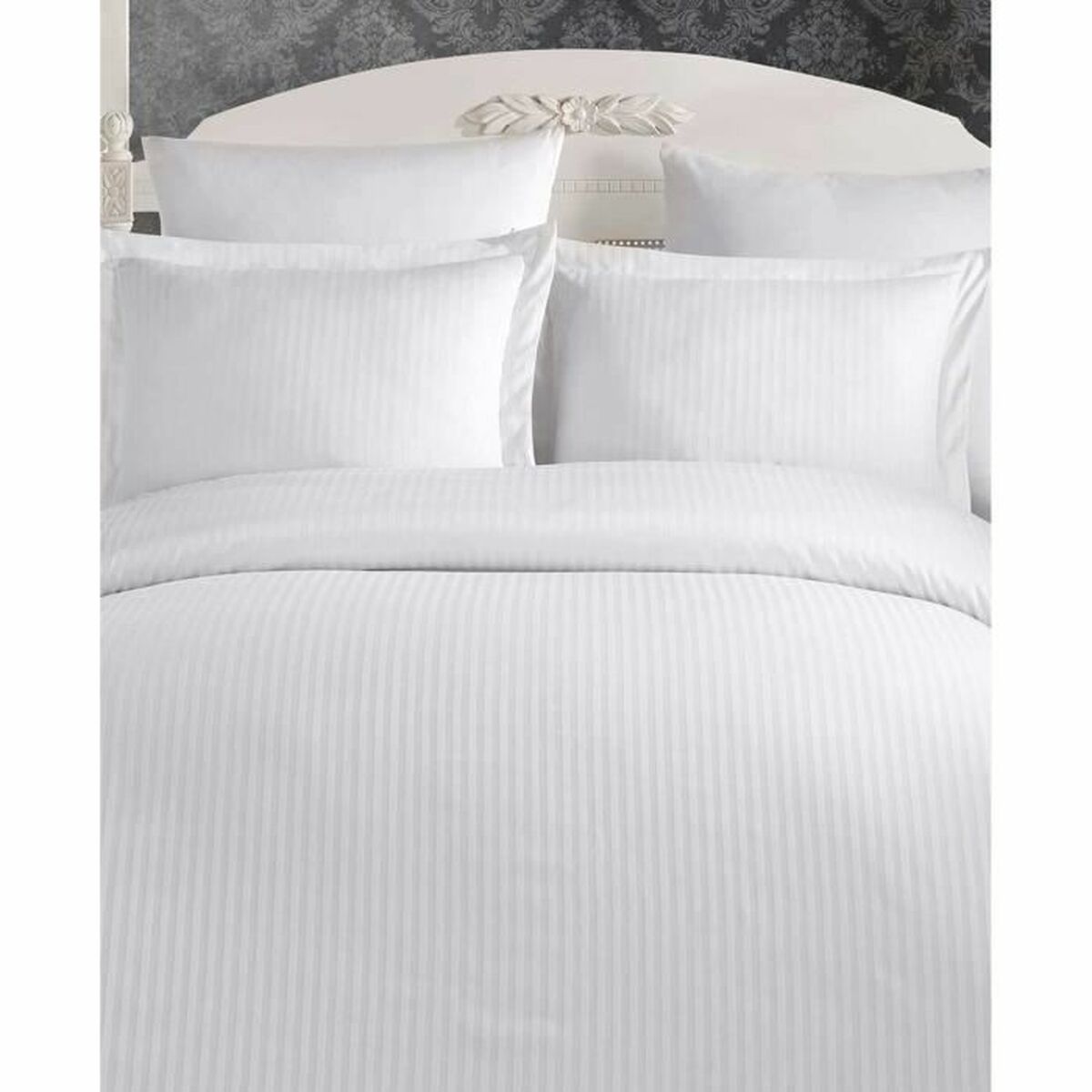 Duvet cover set White 220 x 240 cm