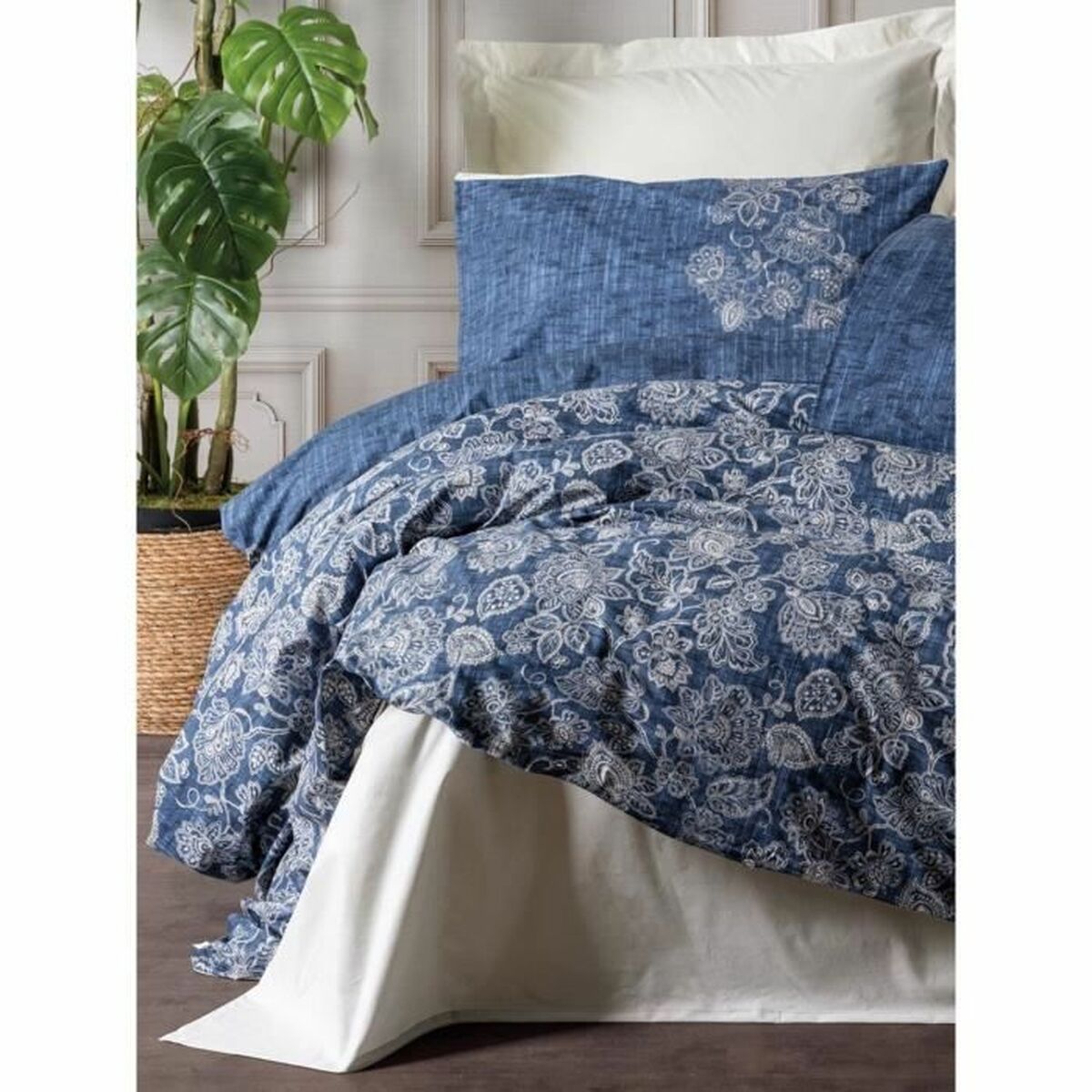 Duvet cover set Blue 220 x 240 cm