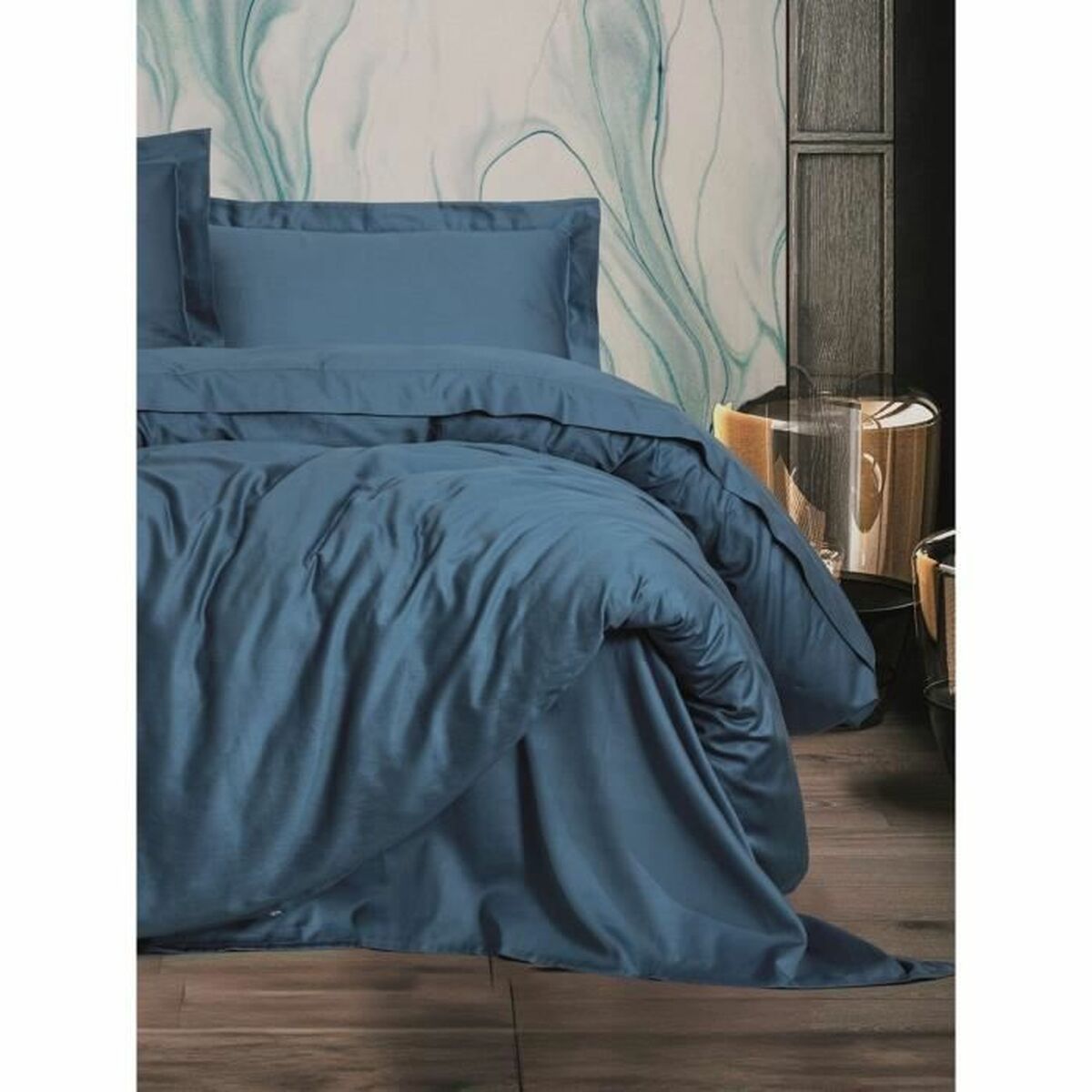 Duvet cover set Blue 220 x 240 cm