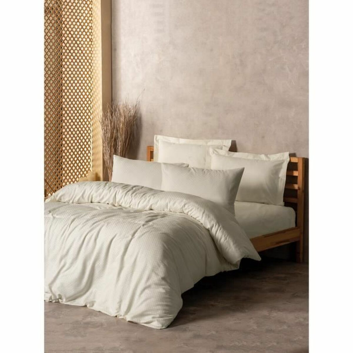 Duvet cover set White 220 x 240 cm