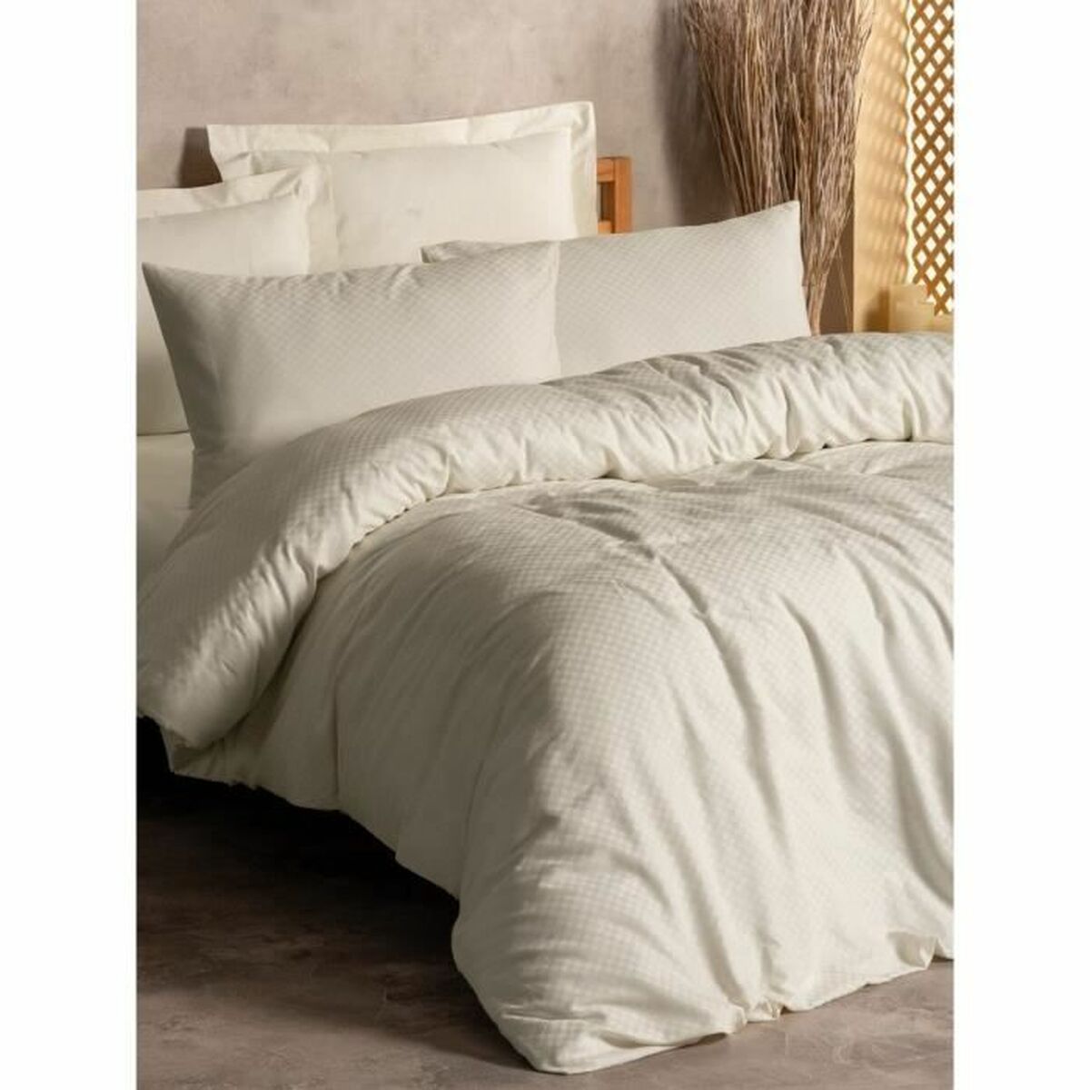 Duvet cover set White 220 x 240 cm