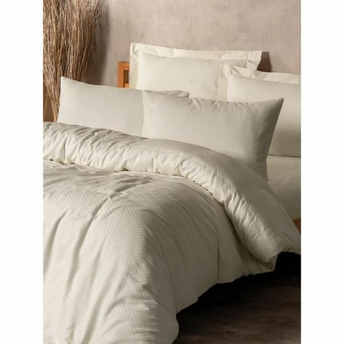 Duvet cover set White 220 x 240 cm