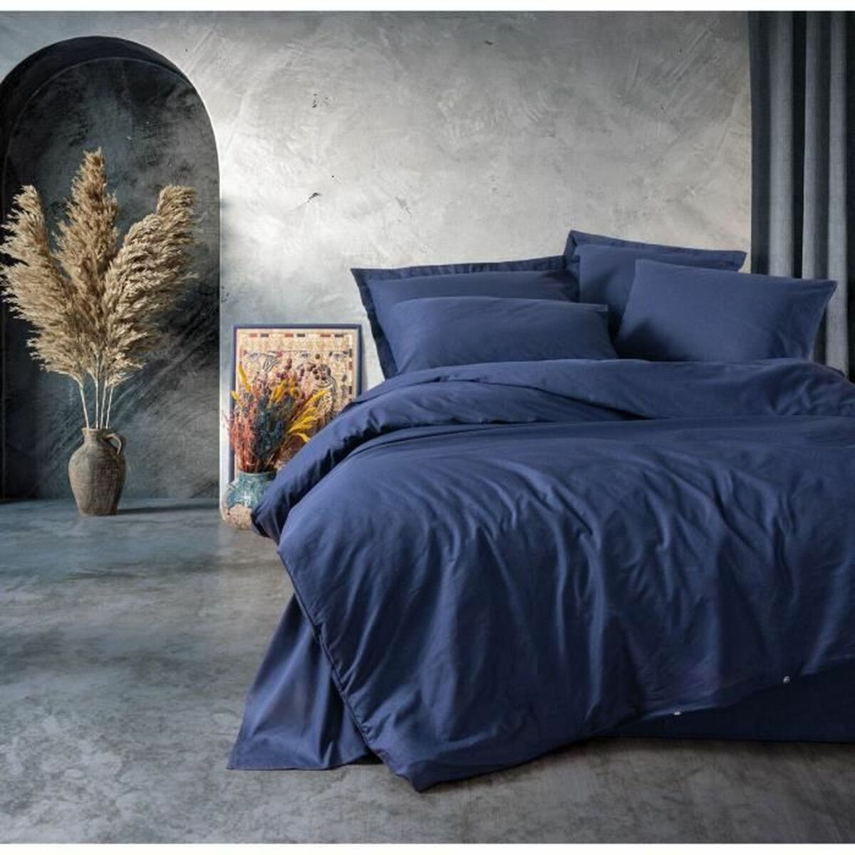 Duvet cover set Blue 220 x 240 cm Duvet cover set Blue 220 x 240 cm