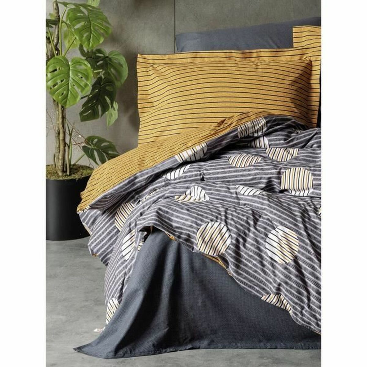 Duvet cover set Multicolour 220 x 240 cm