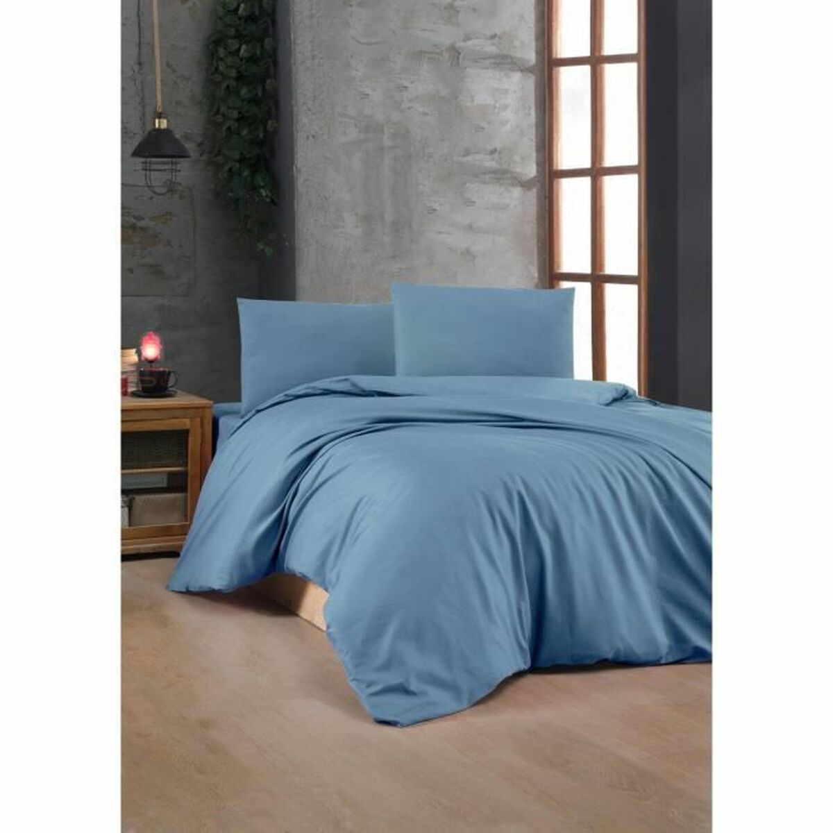Duvet cover set Blue Super king 3 Pieces