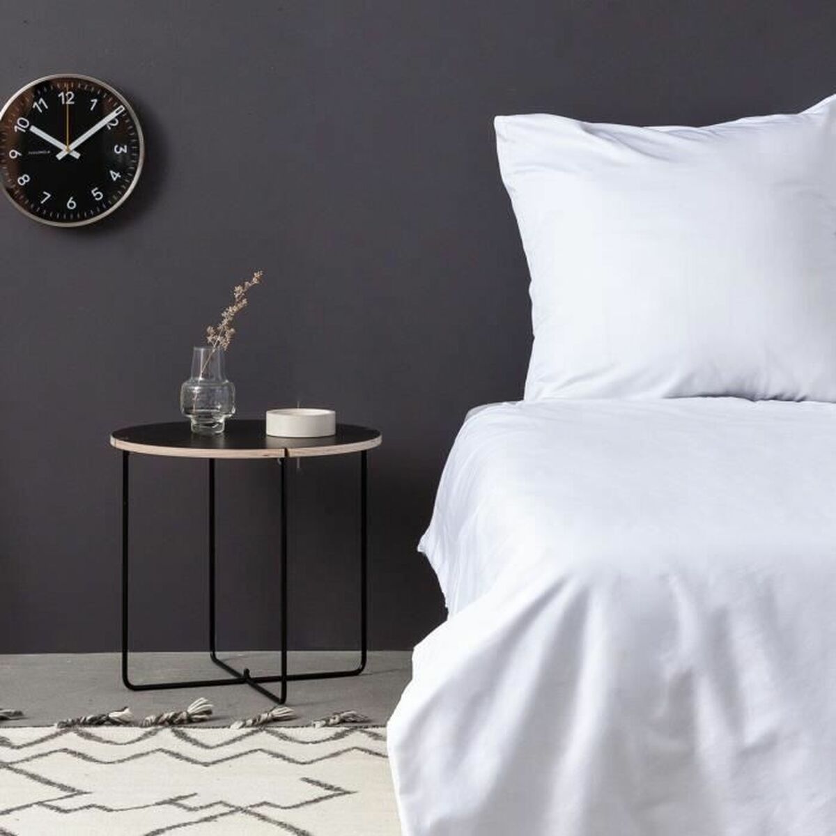 Duvet cover set White Super king 3 Pieces