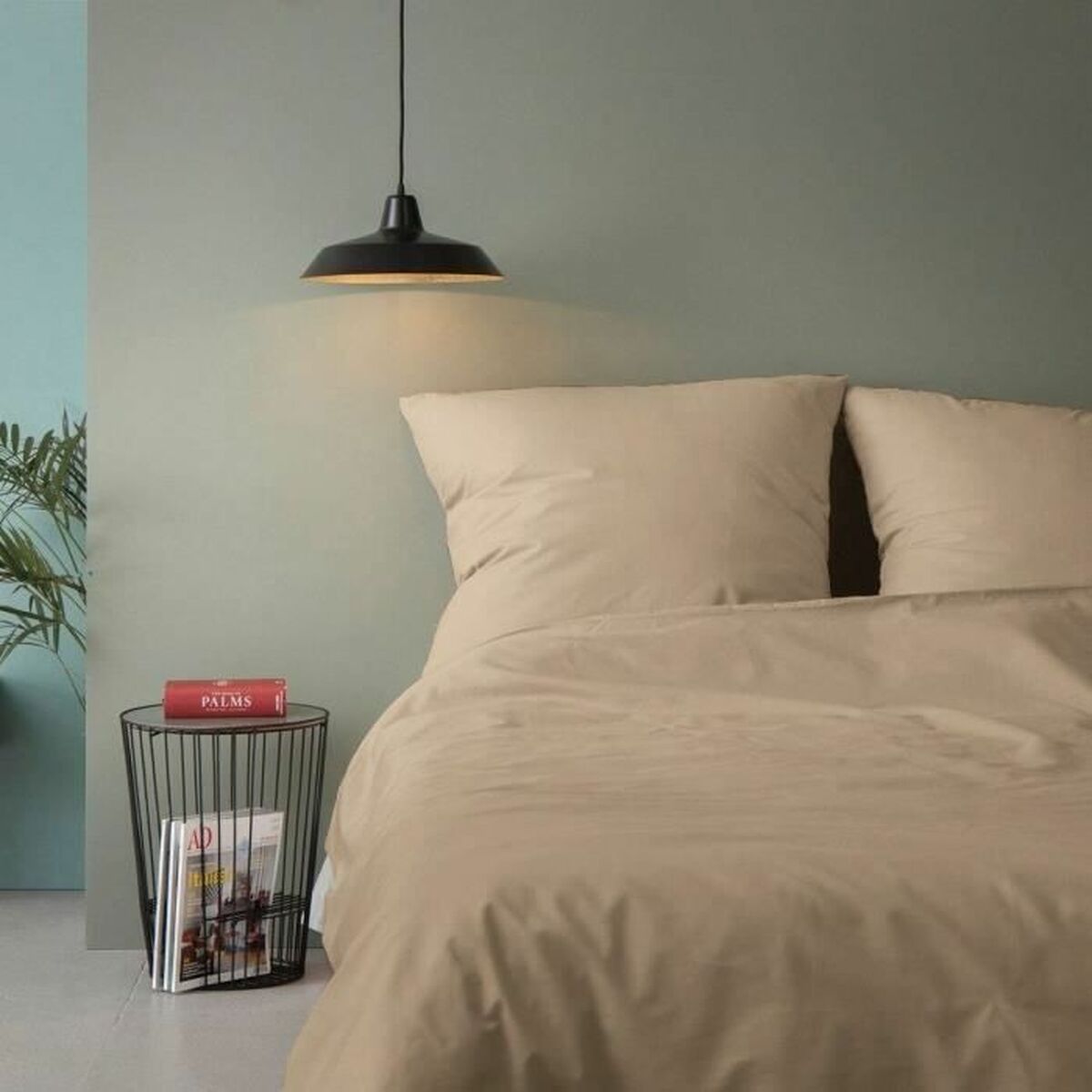 Duvet cover set Beige Super king 3 Pieces