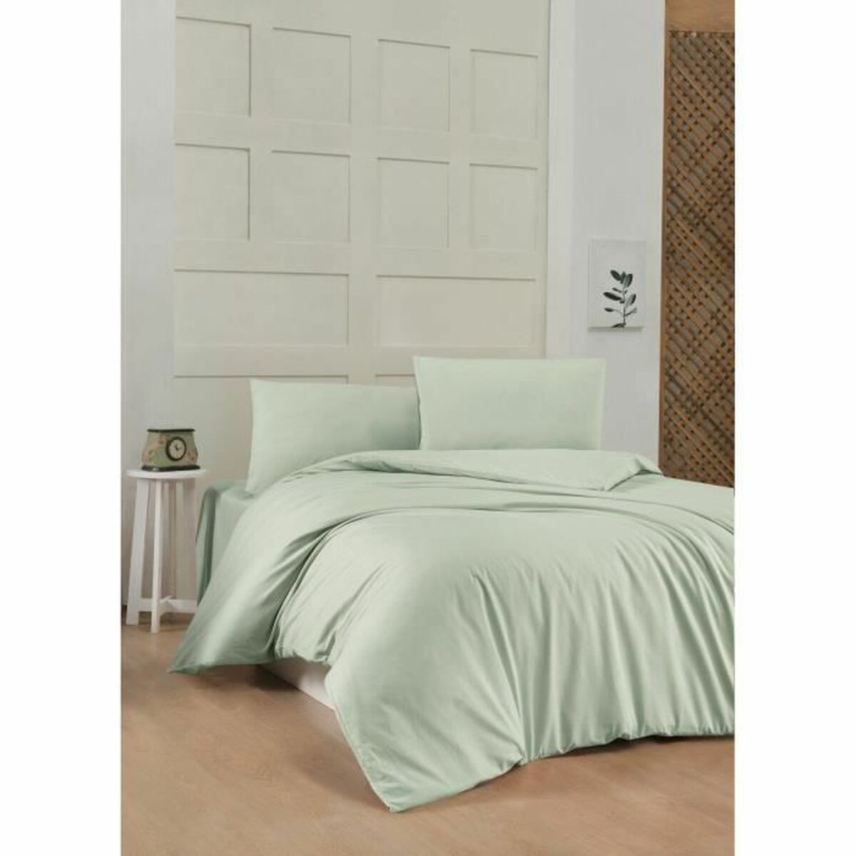 Duvet cover set Green Super king 3 Pieces