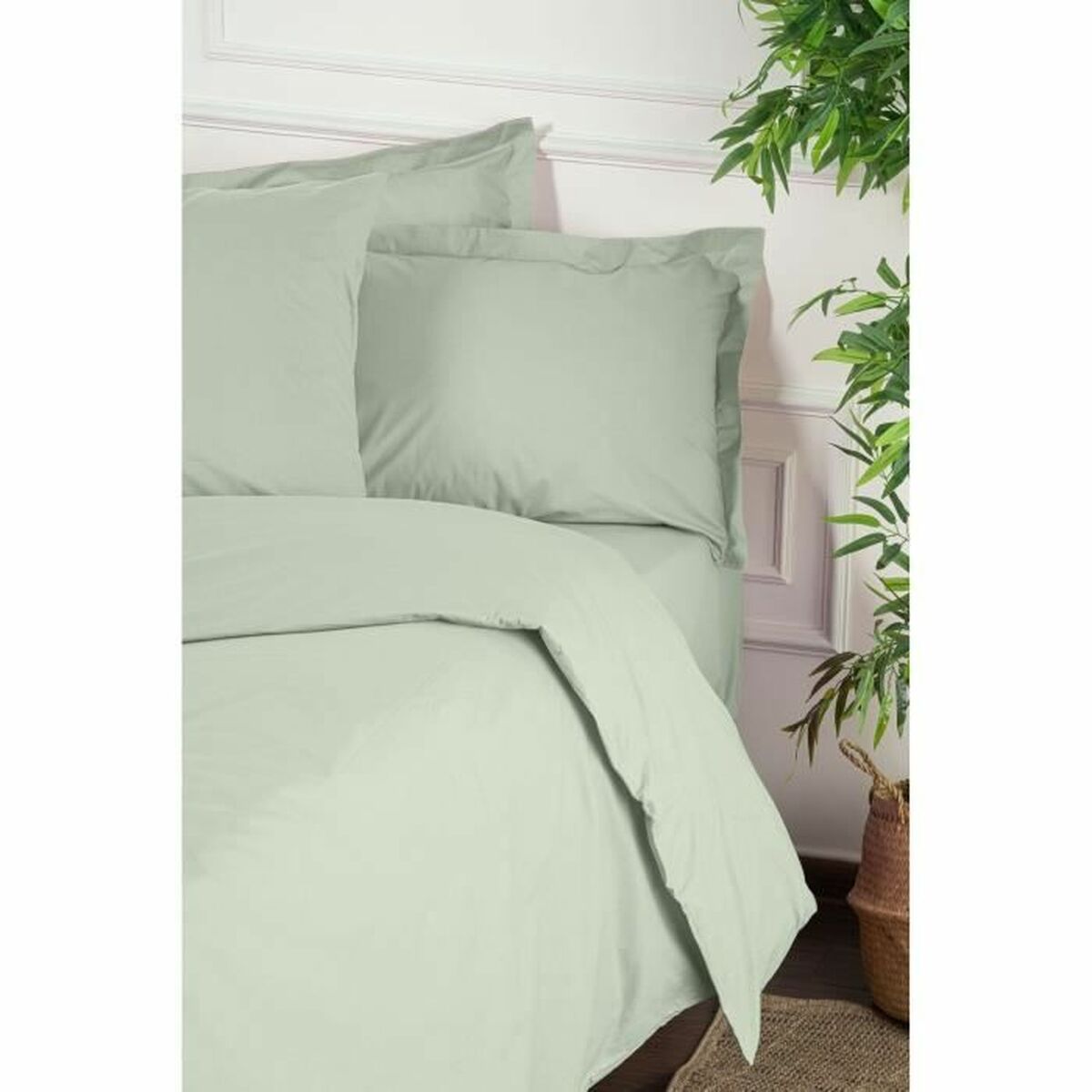 Duvet cover set Green Super king 3 Pieces