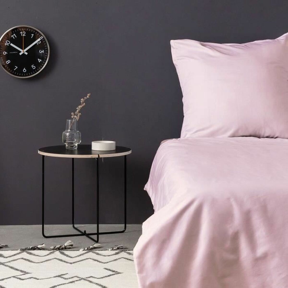Duvet cover set Pink Super king 3 Pieces