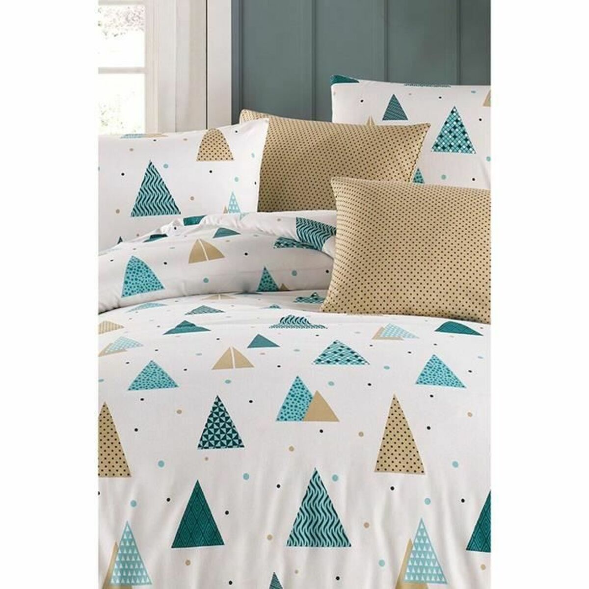 Duvet cover set White Super king 3 Pieces