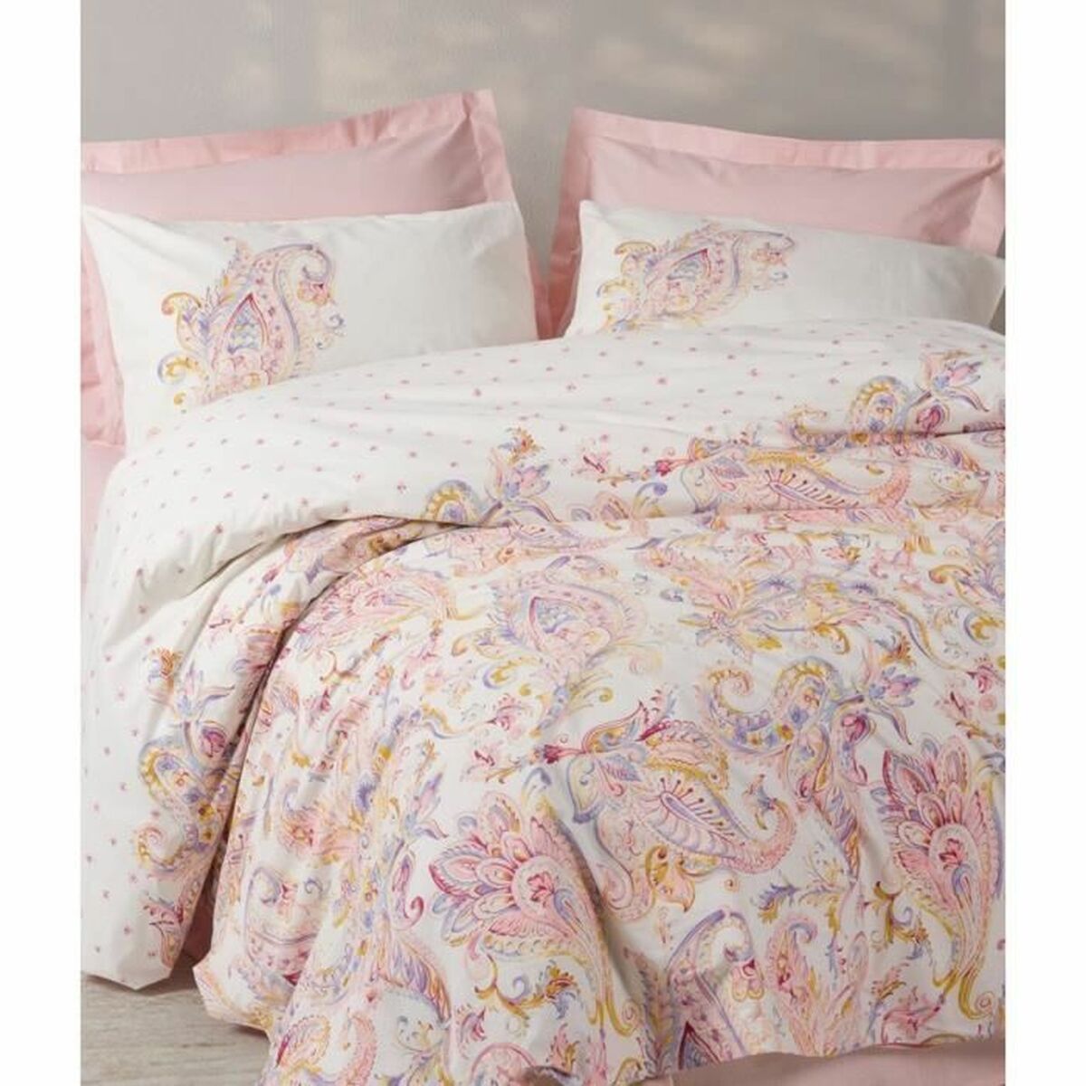 Duvet cover set Pink 220 x 240 cm