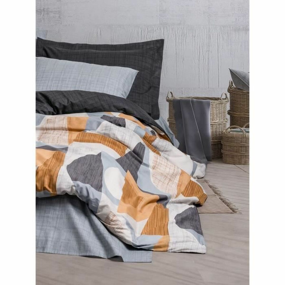 Duvet cover set Multicolour 220 x 240 cm