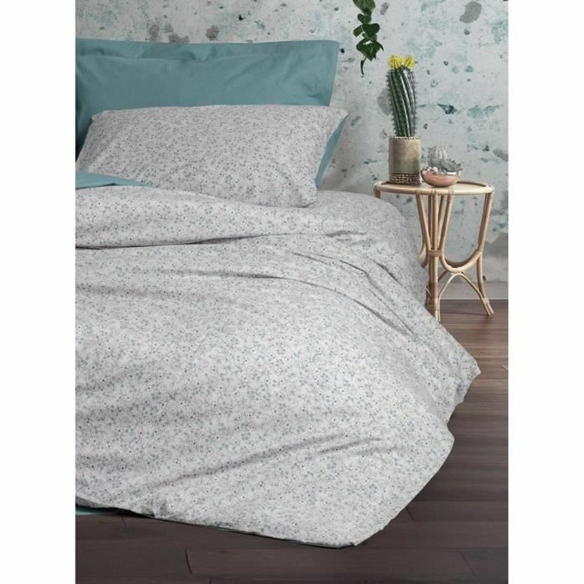 Duvet cover set Blue White 220 x 240 cm