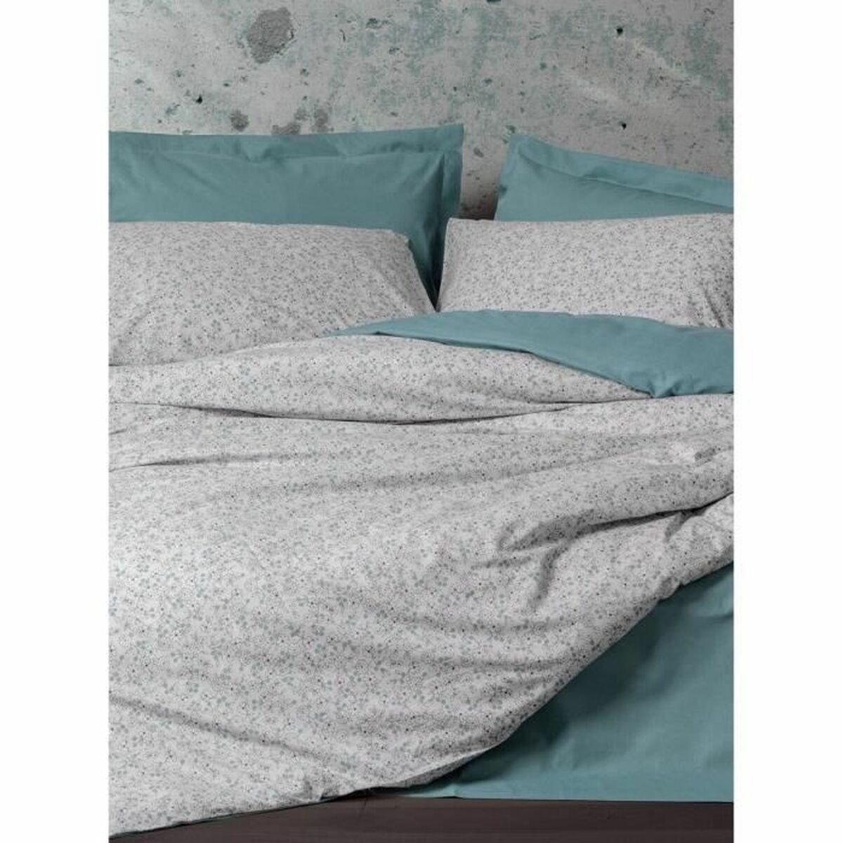 Duvet cover set Blue White 220 x 240 cm