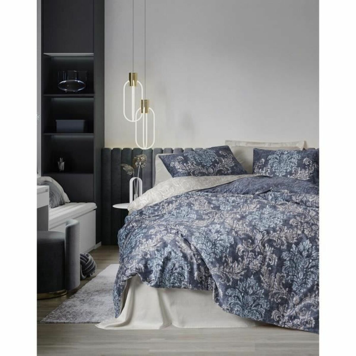 Duvet cover set Blue 220 x 240 cm