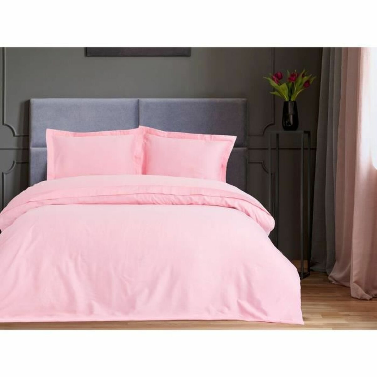 Duvet cover set Pink 220 x 240 cm