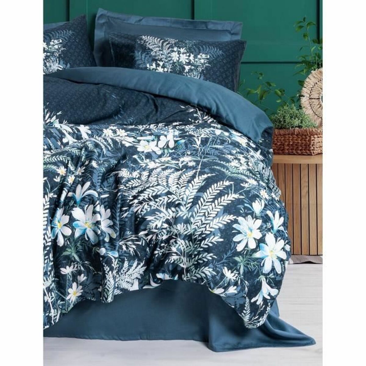 Duvet cover set Blue 220 x 240 cm