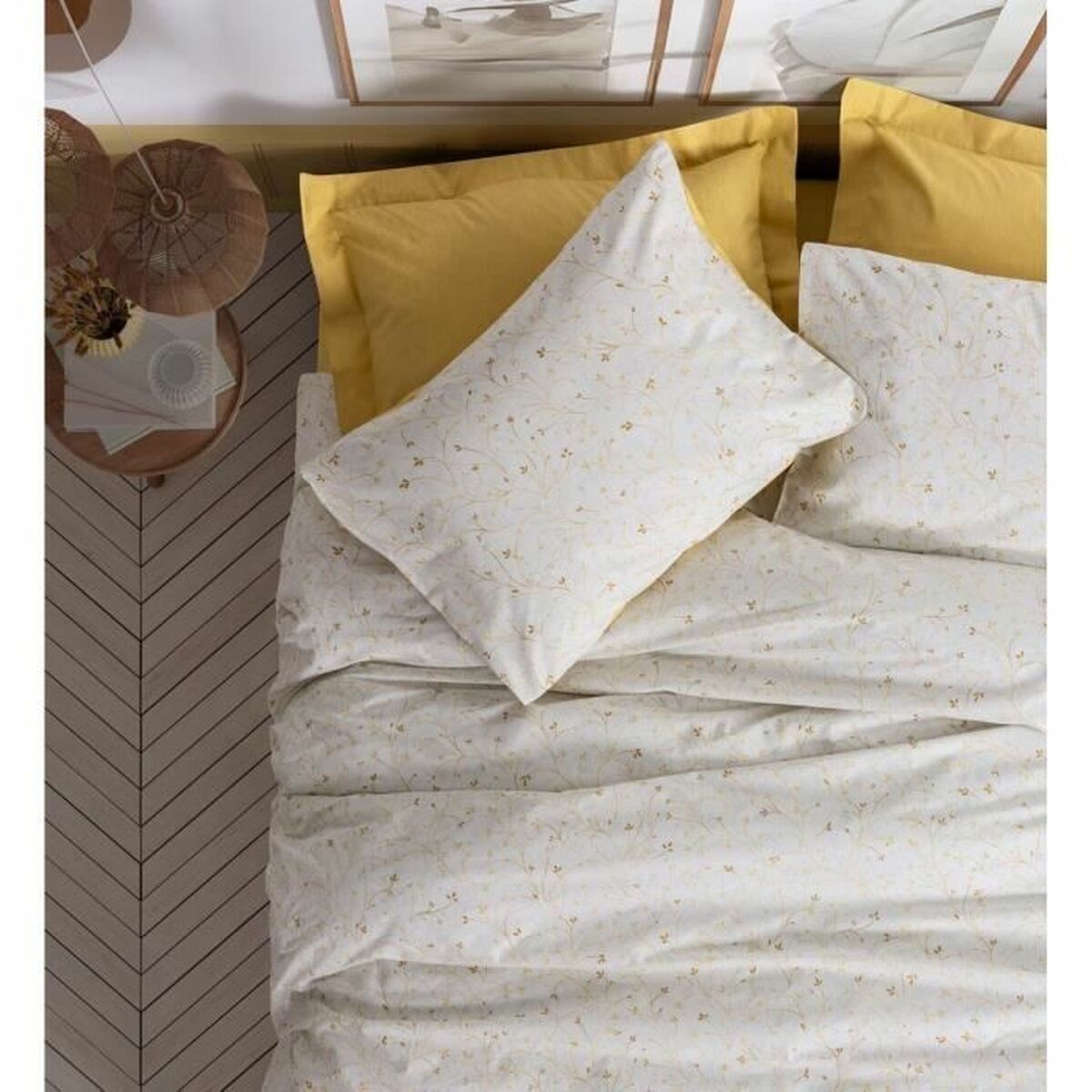 Duvet cover set White 220 x 240 cm