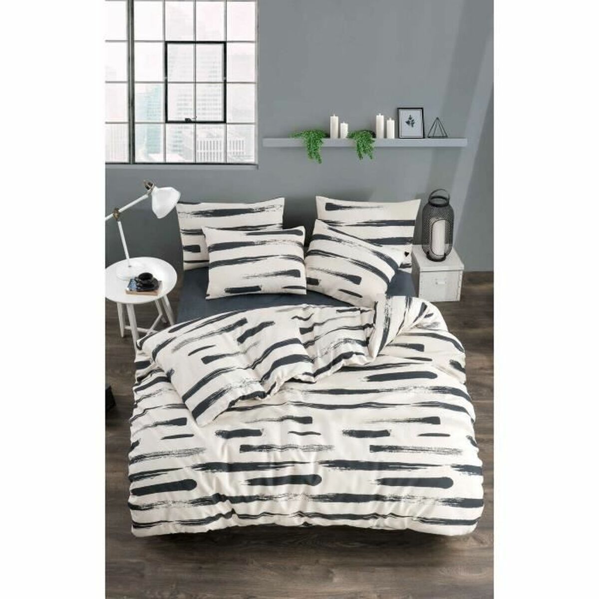 Duvet cover set White Super king 3 Pieces