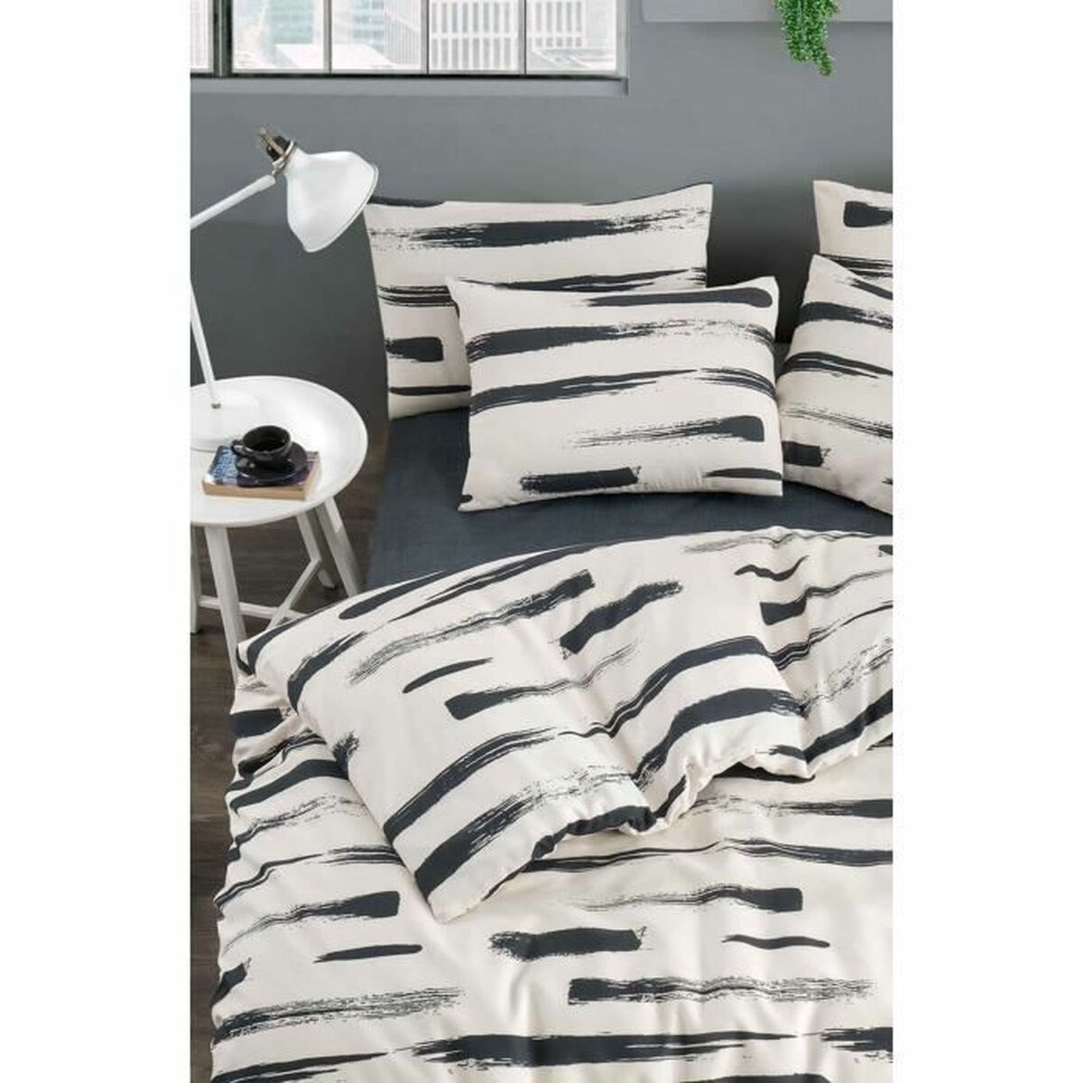Duvet cover set White Super king 3 Pieces