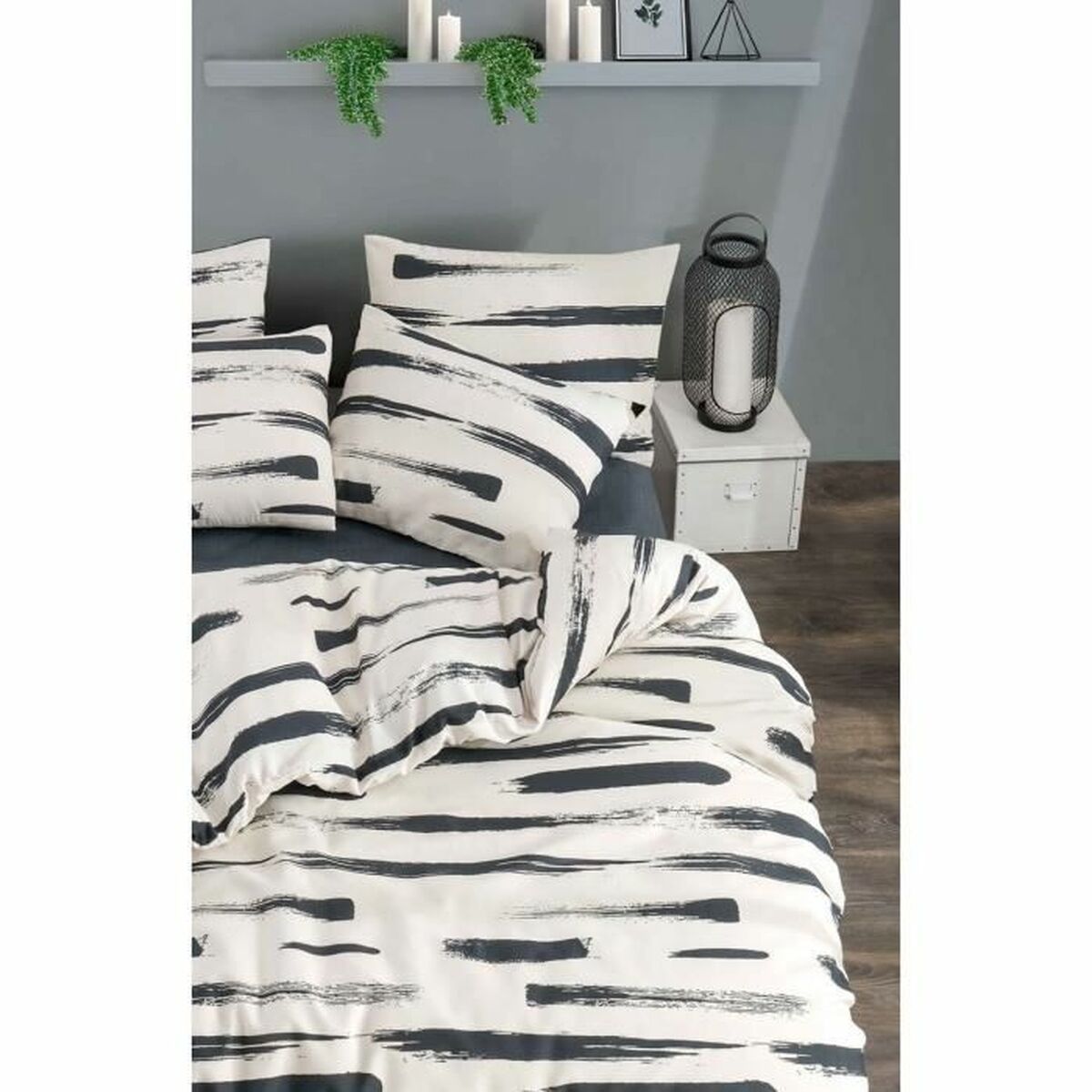 Duvet cover set White Super king 3 Pieces