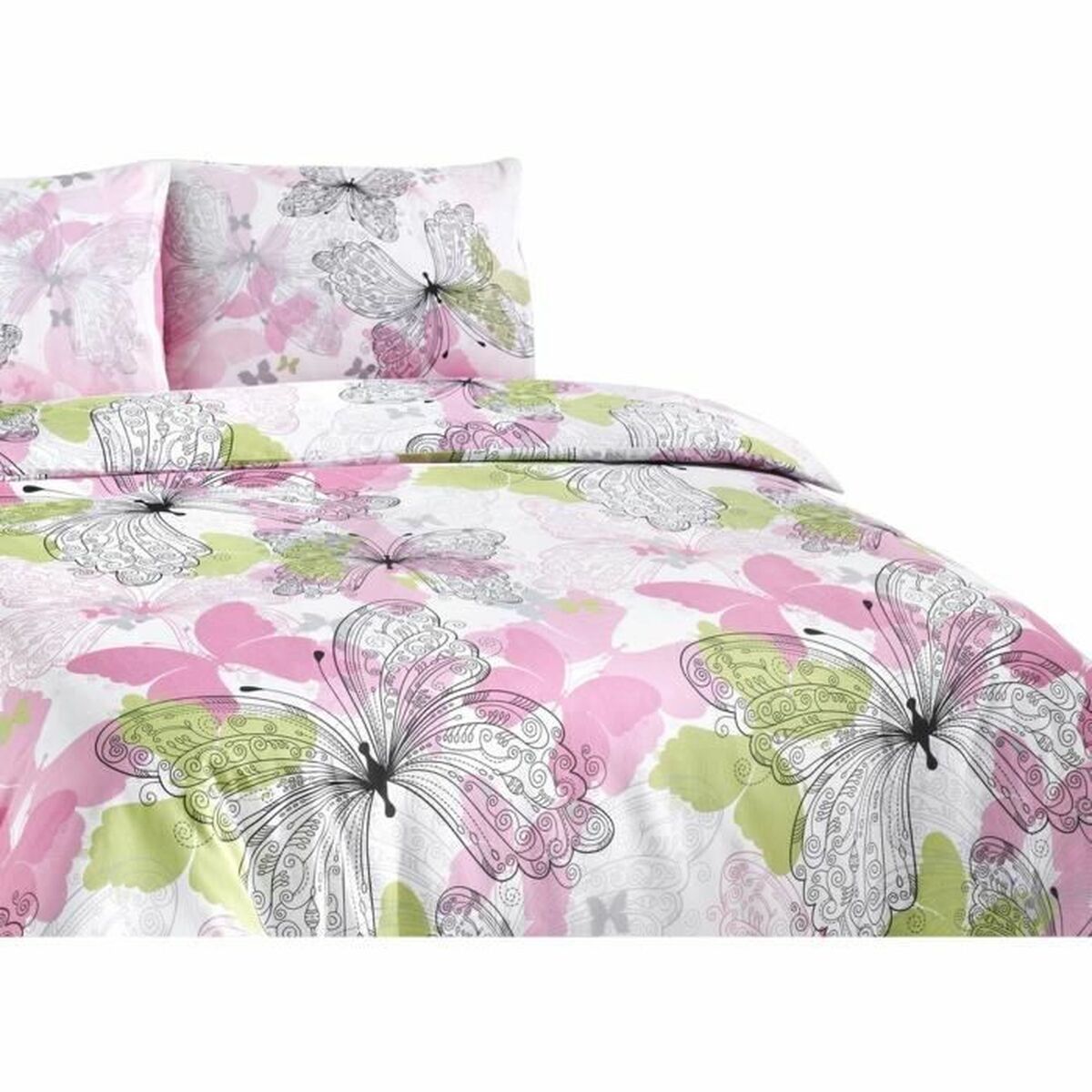 Duvet cover set Pink Super king 3 Pieces