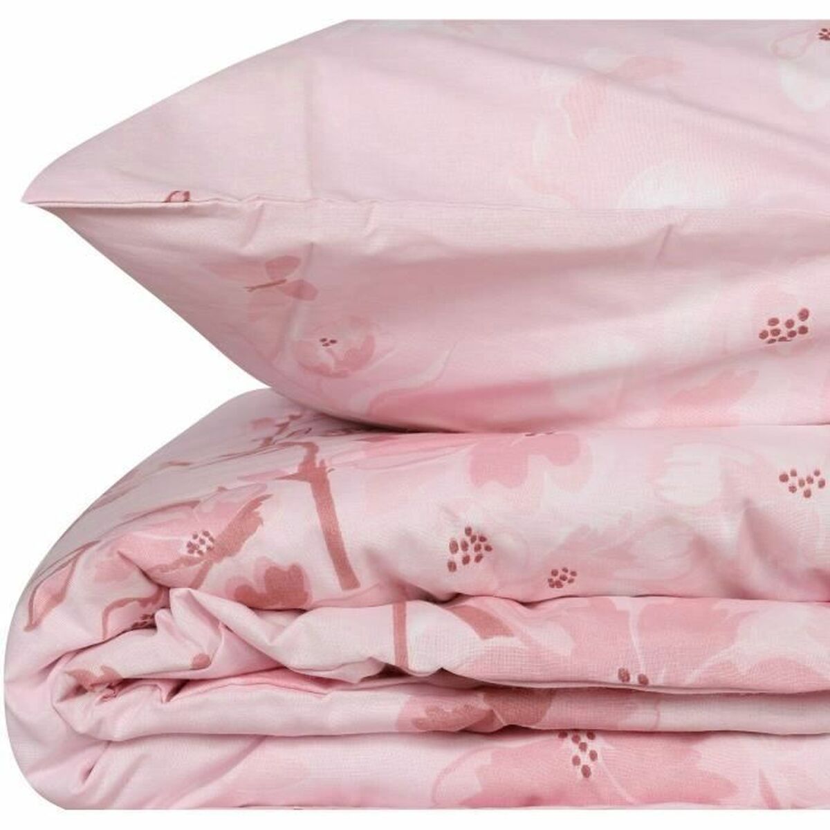 Duvet cover set Pink Super king 3 Pieces