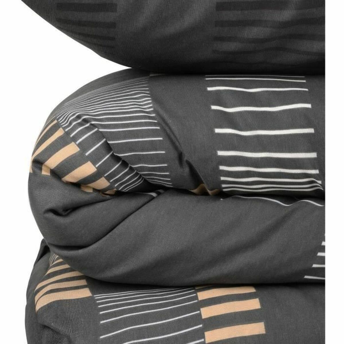 Duvet cover set Anthracite Super king 3 Pieces