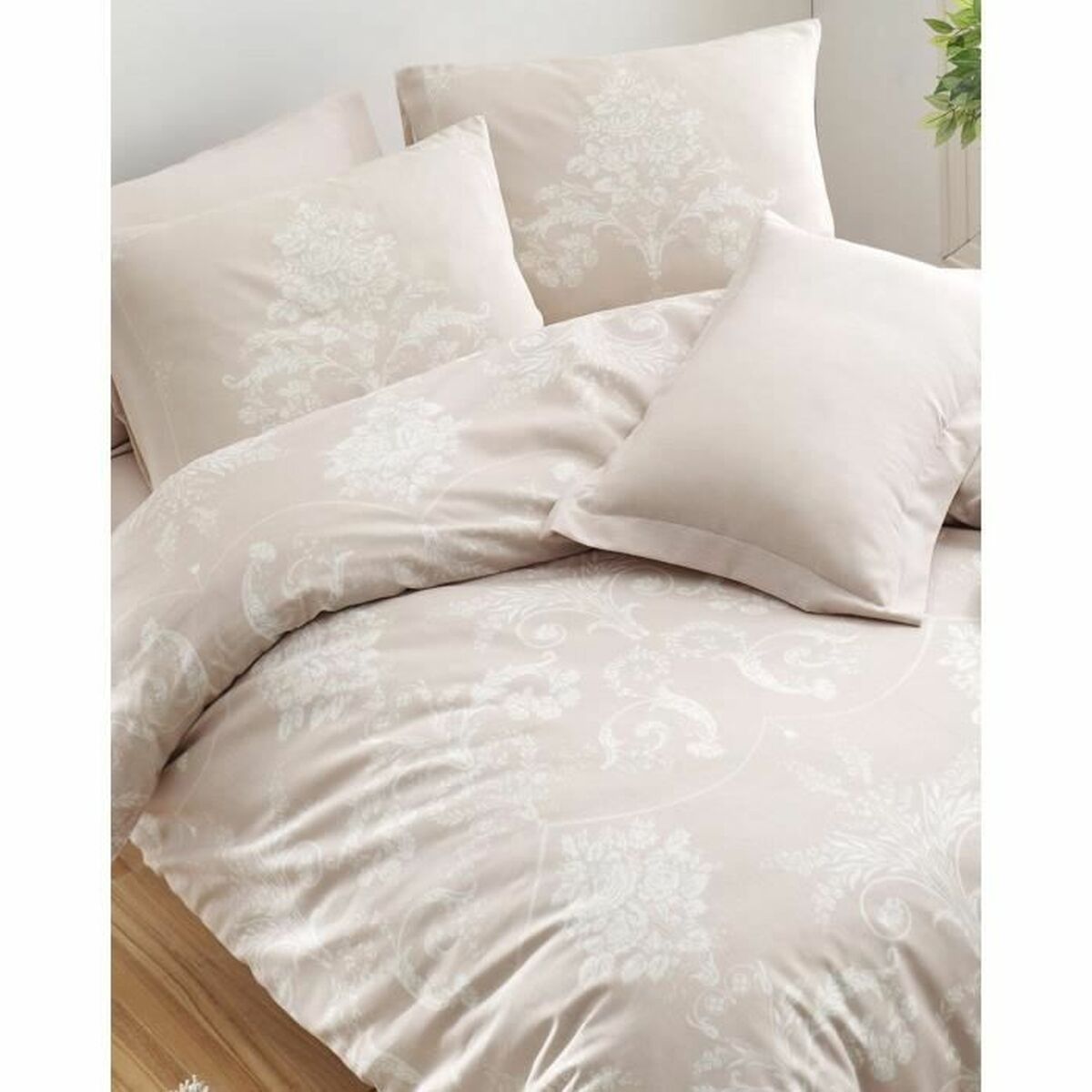 Duvet cover set White Super king 3 Pieces