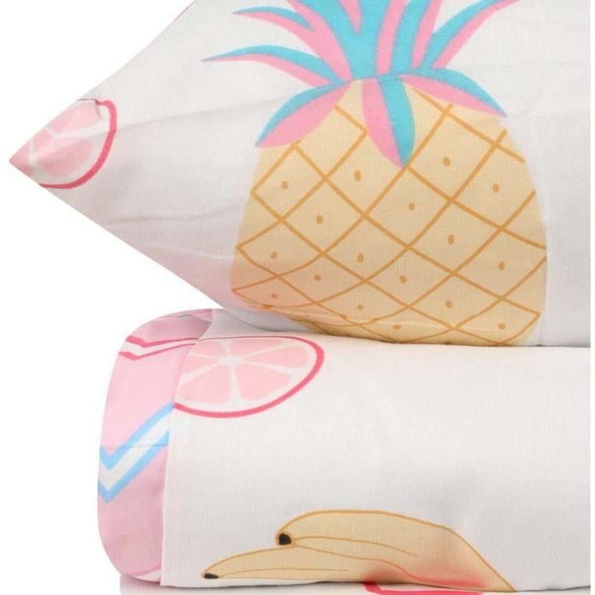 Duvet cover set White Super king 3 Pieces